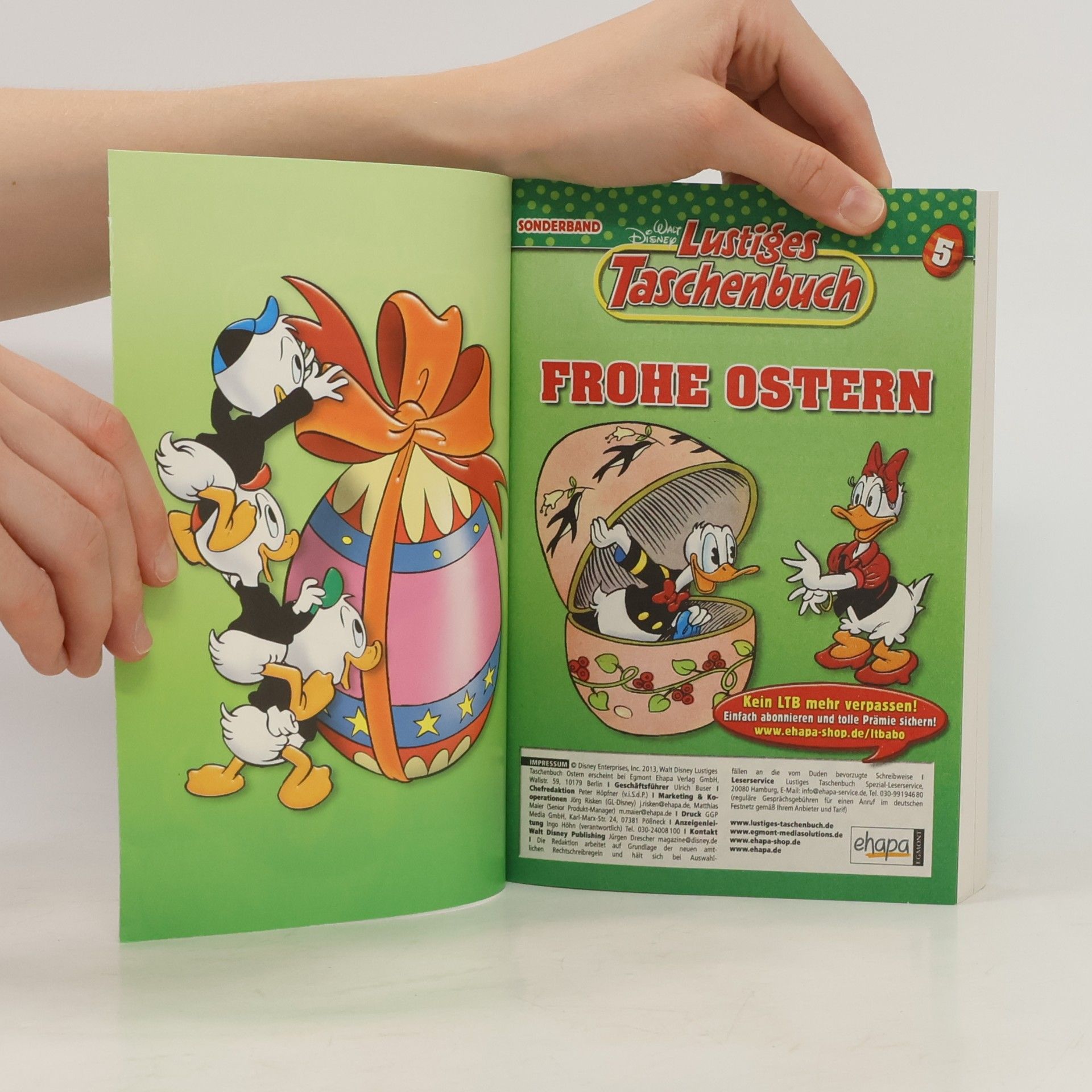 Walt Disney Lustiges Taschenbuch Frohe Ostern 5.