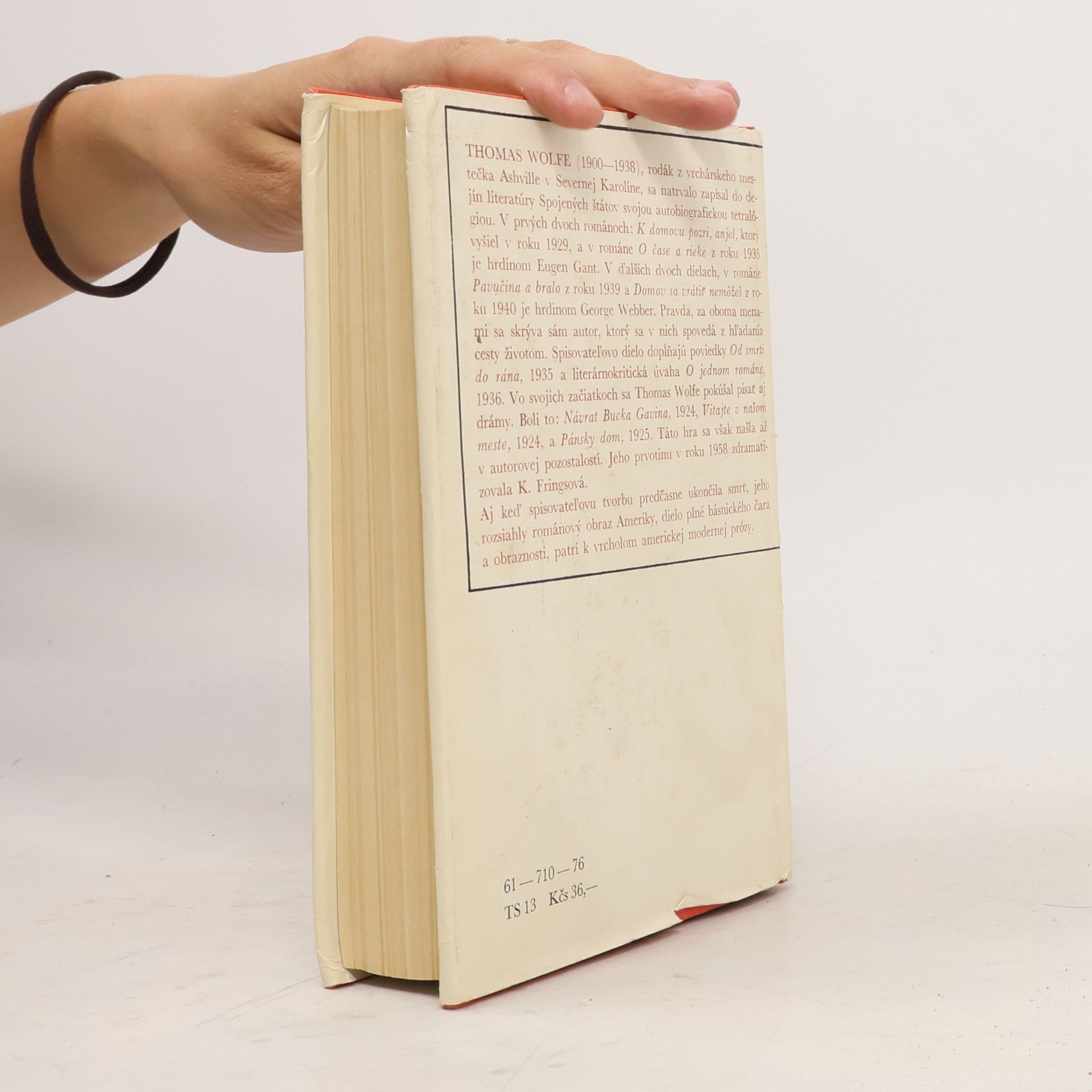Thomas Clayton Wolfe K domovu pozri, anjel
