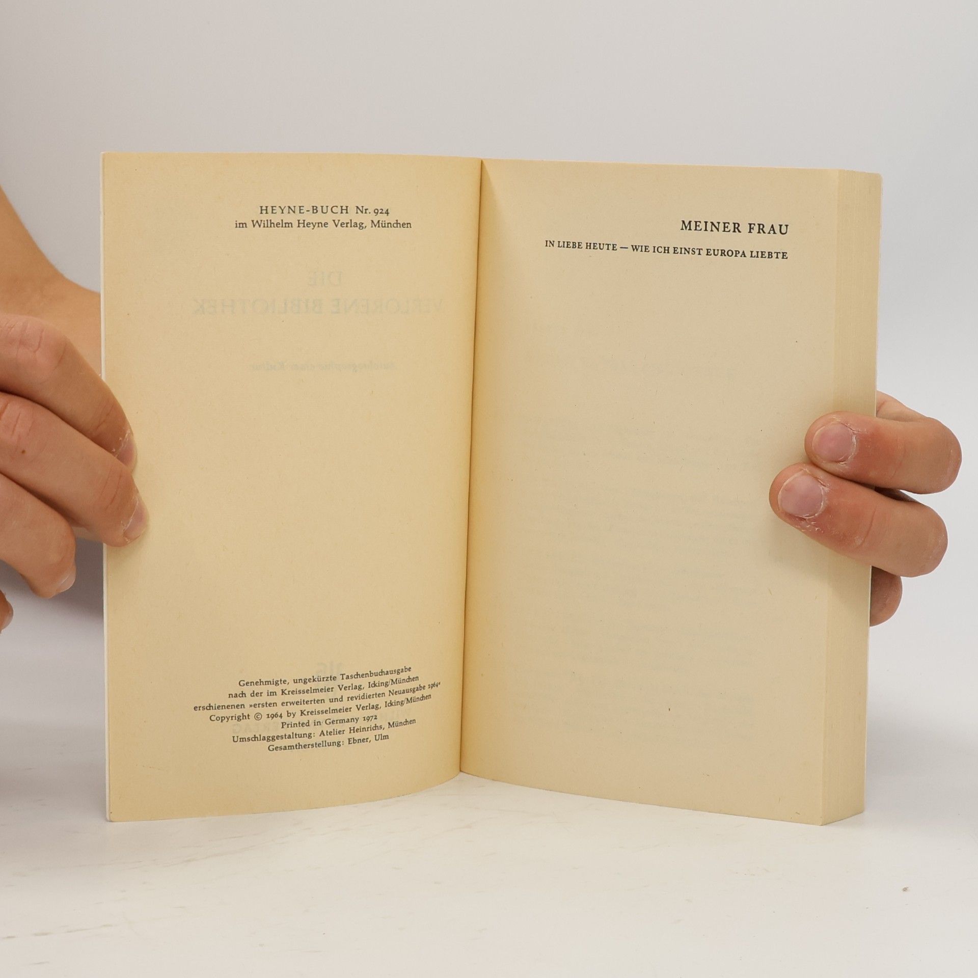 Walter Mehring Die verlorene Bibliothek