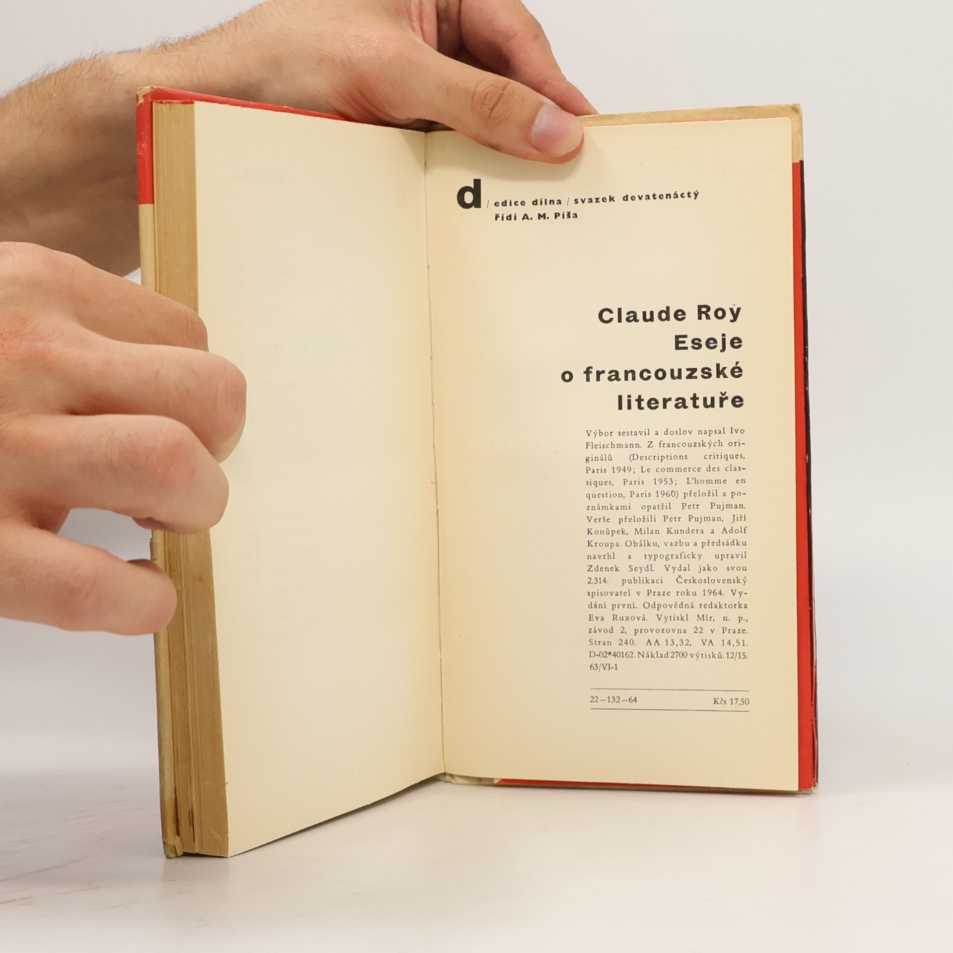 Claude Roy Eseje o francouzské literatuře