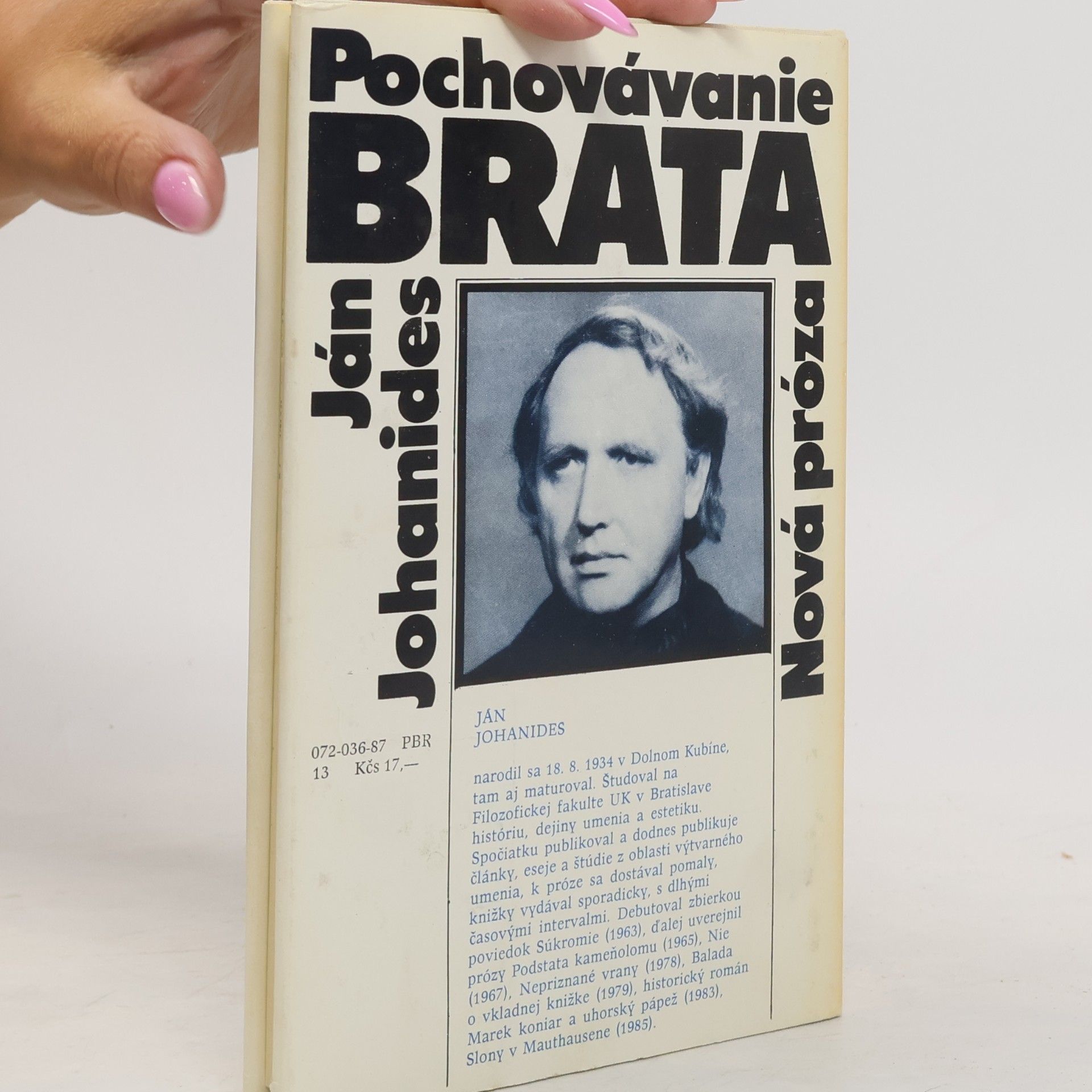 Ján Johanides Pochovávanie brata