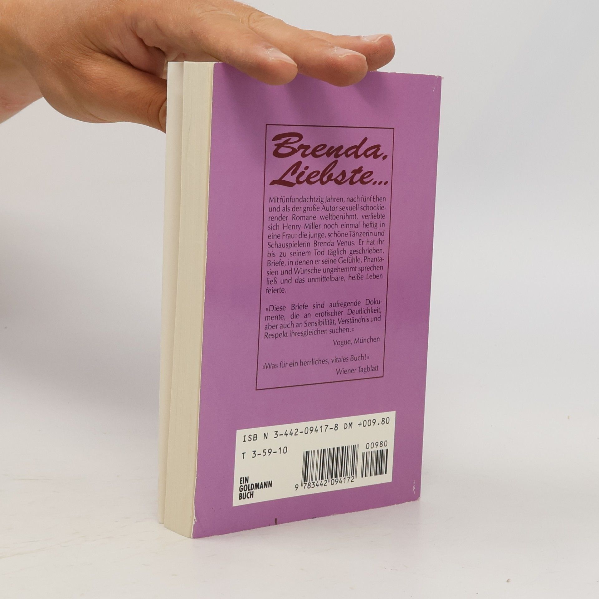 Henry Miller Brenda, Liebste ...