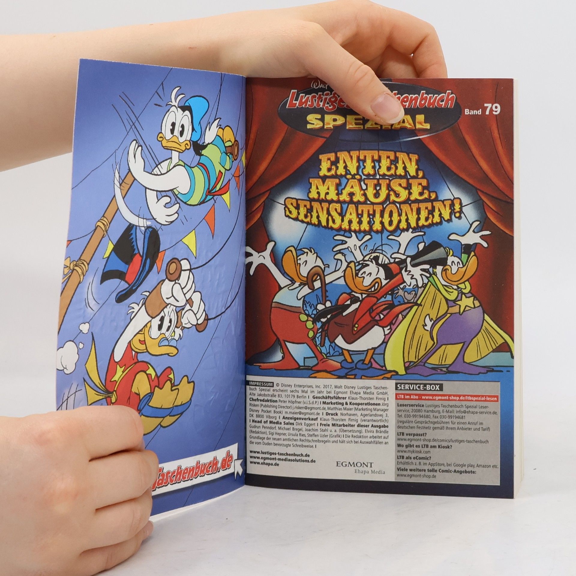 Walt Disney Lustiges Taschenbuch Spezial 79. Enten, Mäuse, Sensationen!