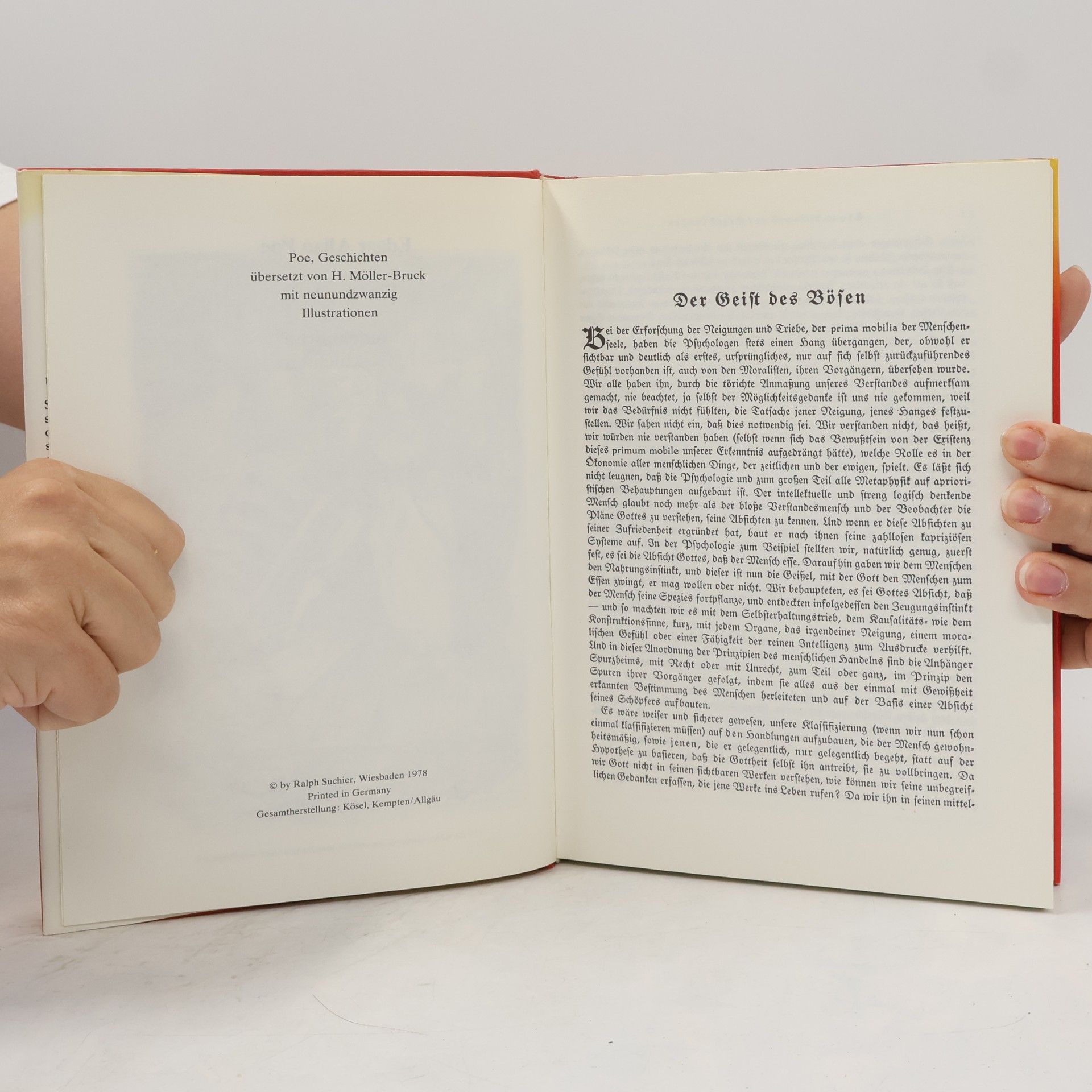 Edgar Allan Poe Phantastische und unheimliche Geschichten