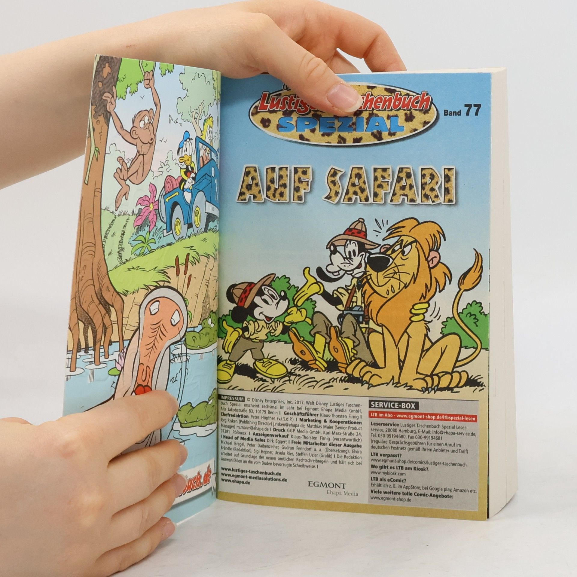 Walt Disney Lustiges Taschenbuch Spezial 77. Auf Safari