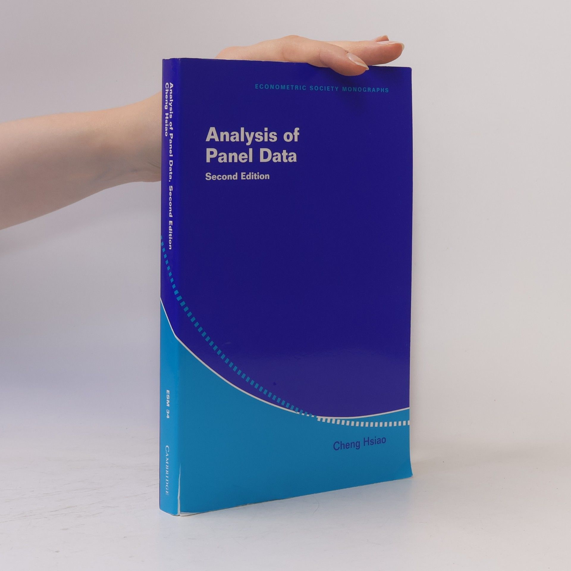 Cheng Hsiao Econometric Society Monographs - 34: Analysis of Panel Data