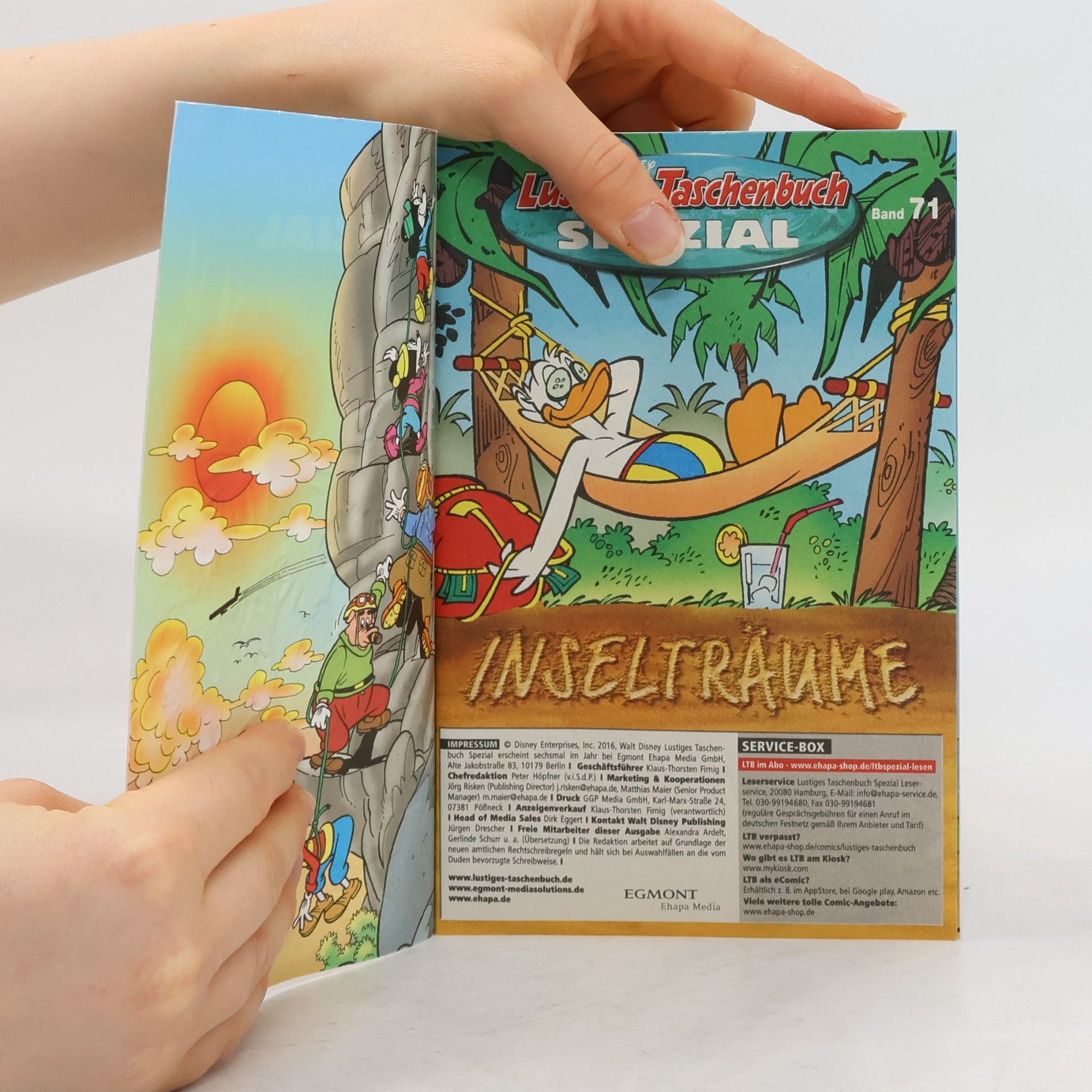 Walt Disney Lustiges Taschenbuch Spezial 71. Inselträume