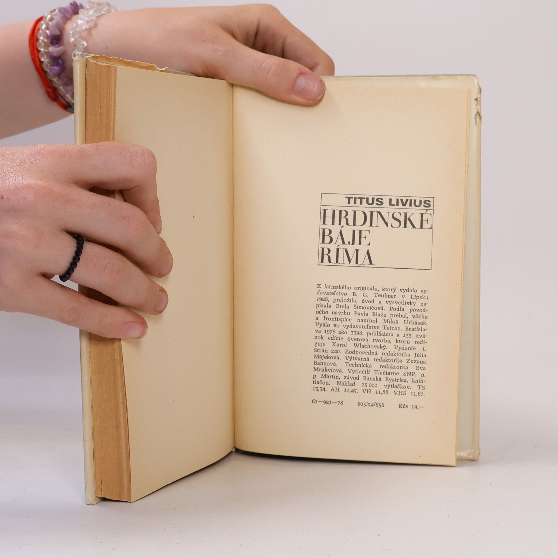 Titus Livius Hrdinské báje Ríma