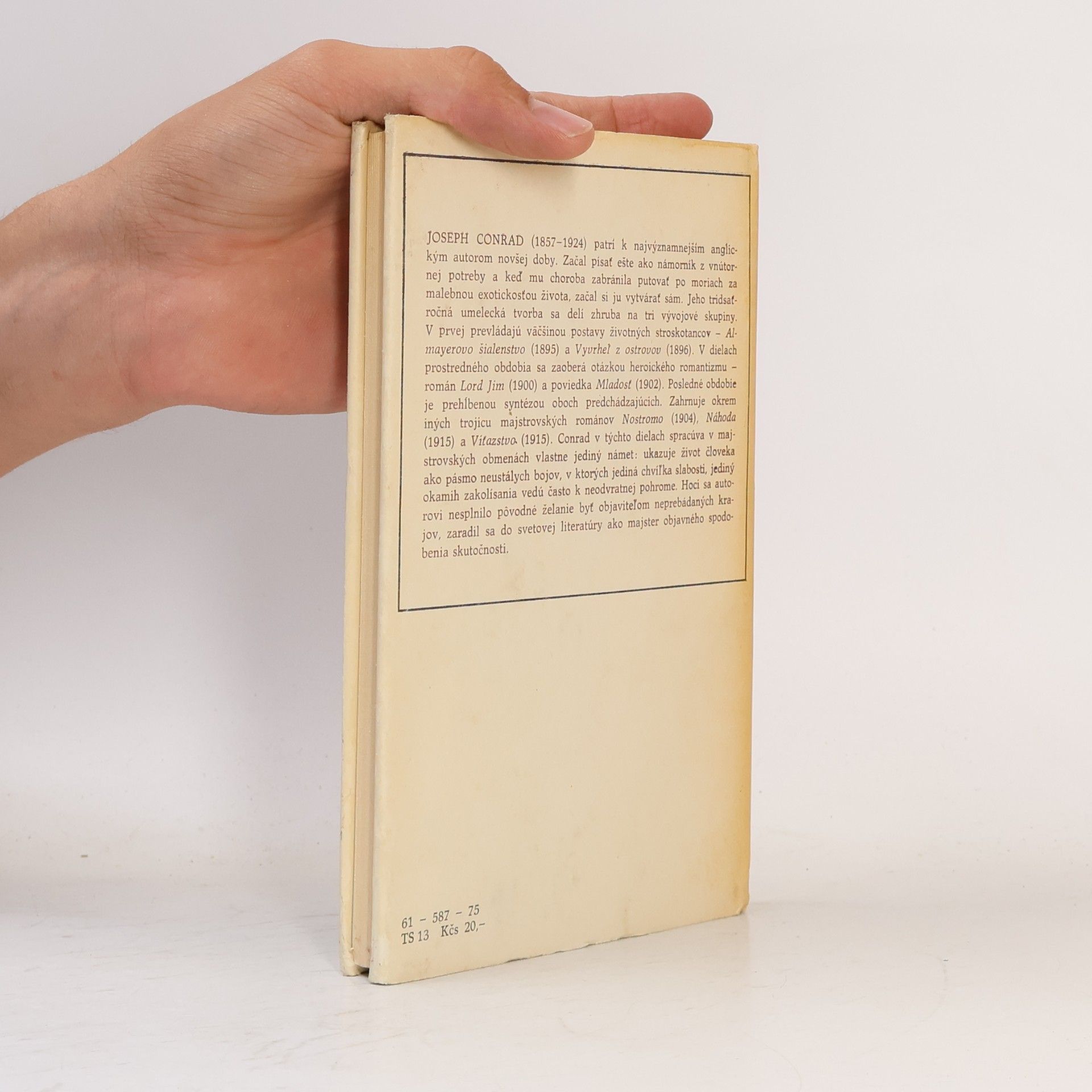 Joseph Conrad Černoch z lode Narcissus. Tajfún