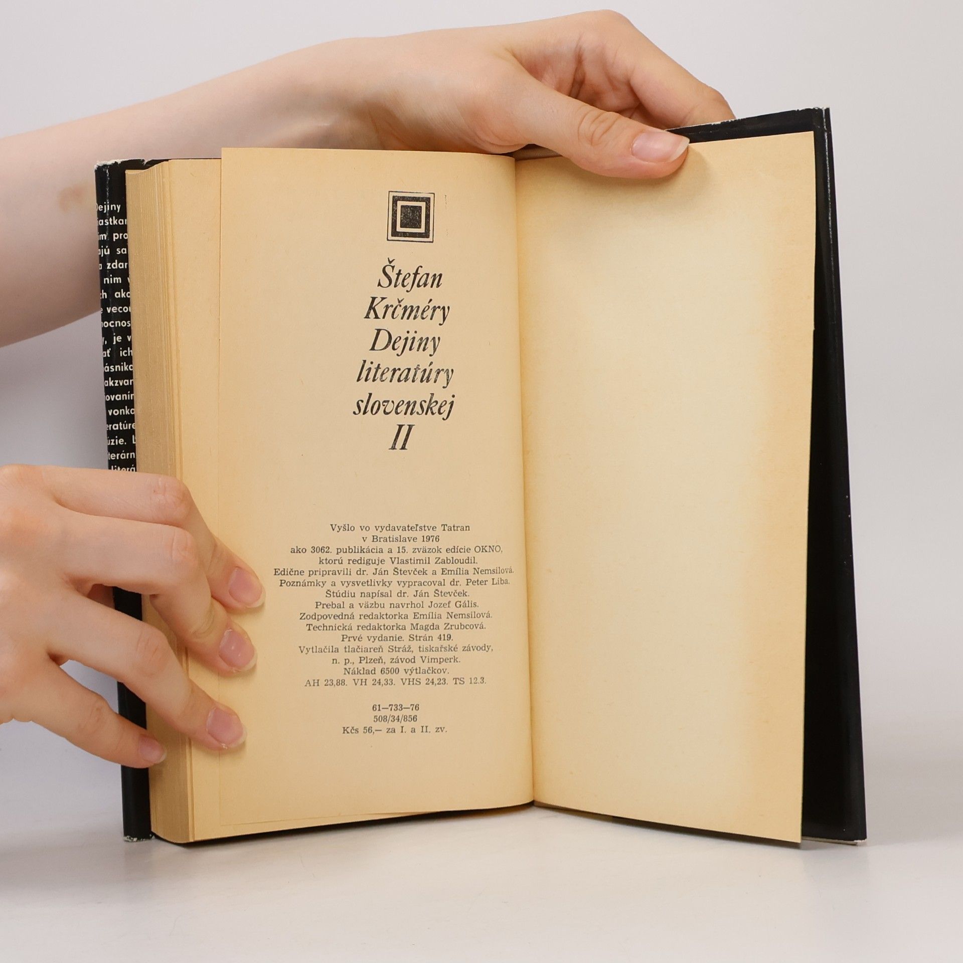 Štefan Krčméry Dejiny literatúry slovenskej II.
