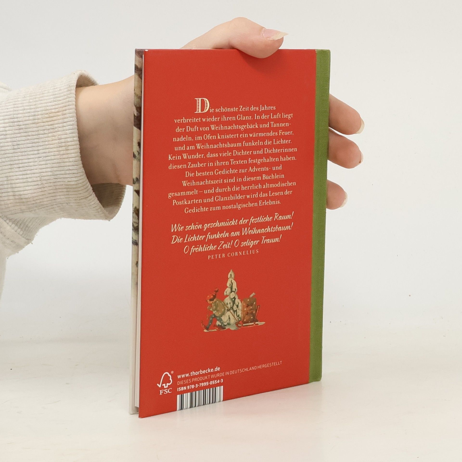 Die Lichter funkeln am Weihnachtsbaum