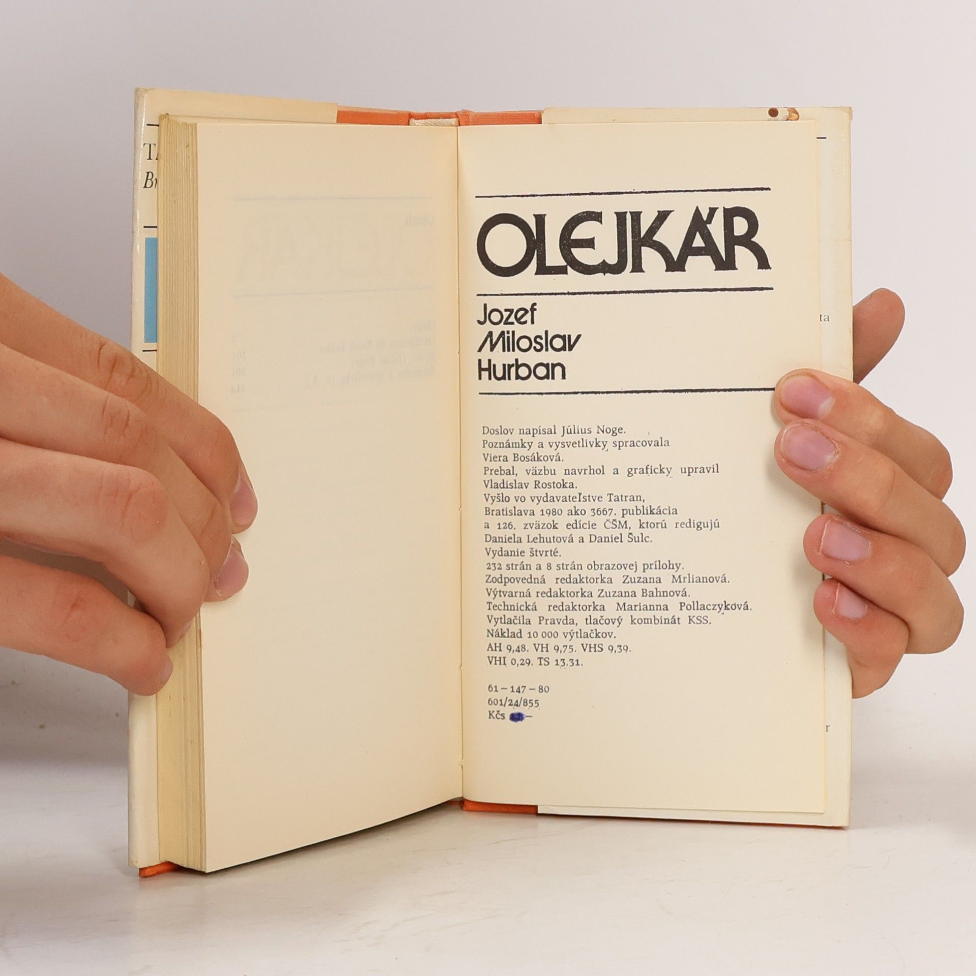 Jozef Miloslav Hurban Olejkár