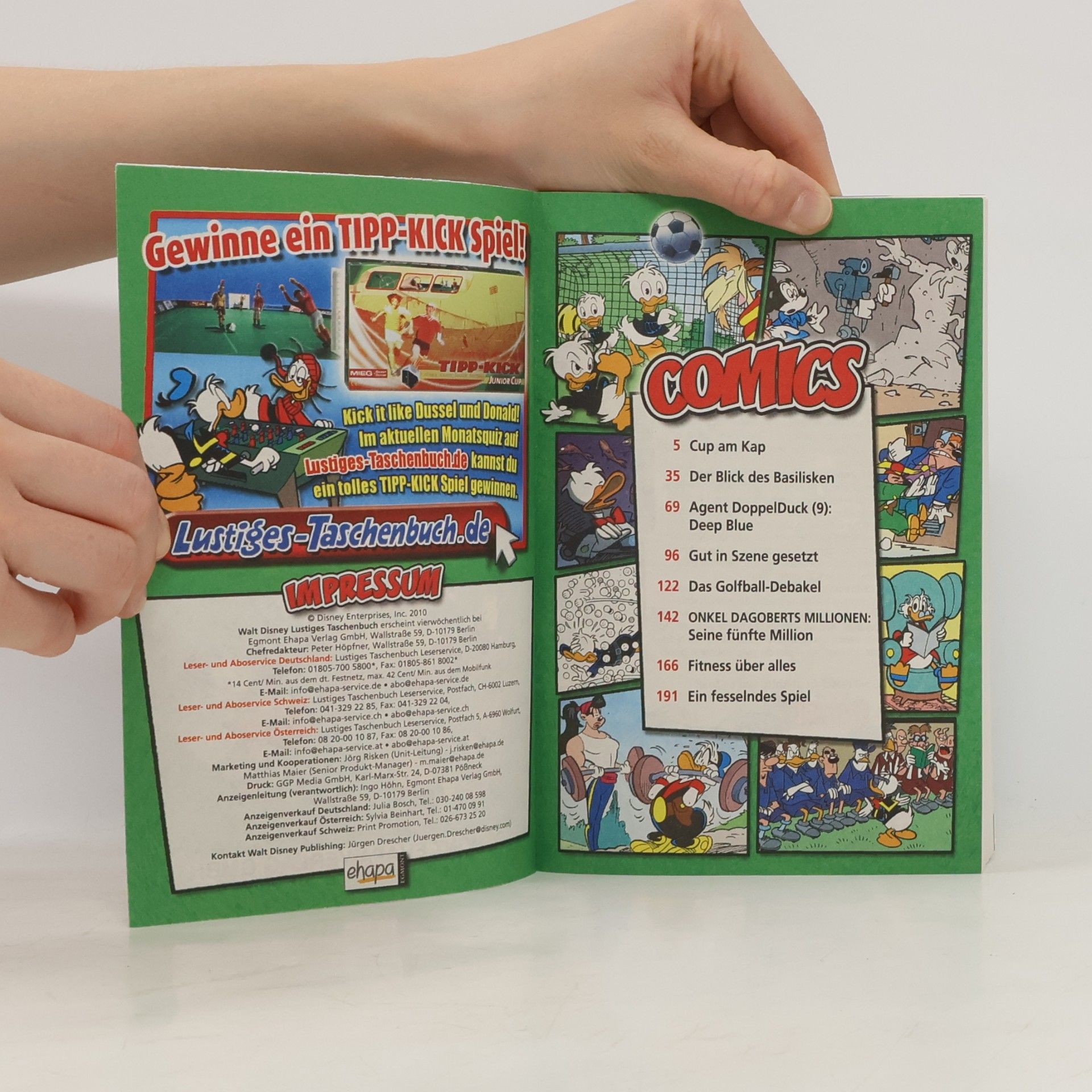 Walt Disney Lustiges Taschenbuch 403. Cup am Kap