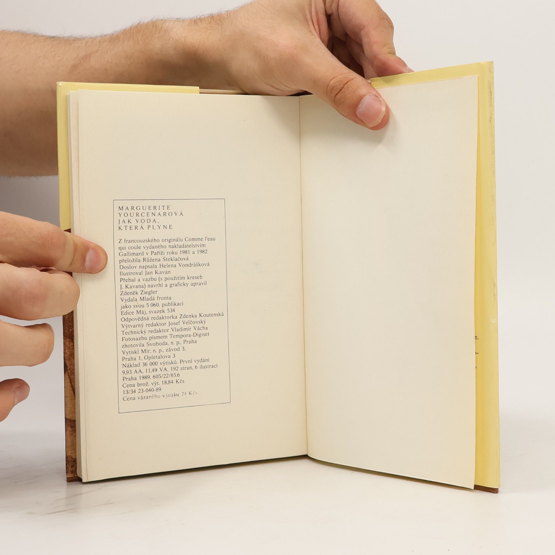Marguerite Yourcenar Jak voda, která plyne