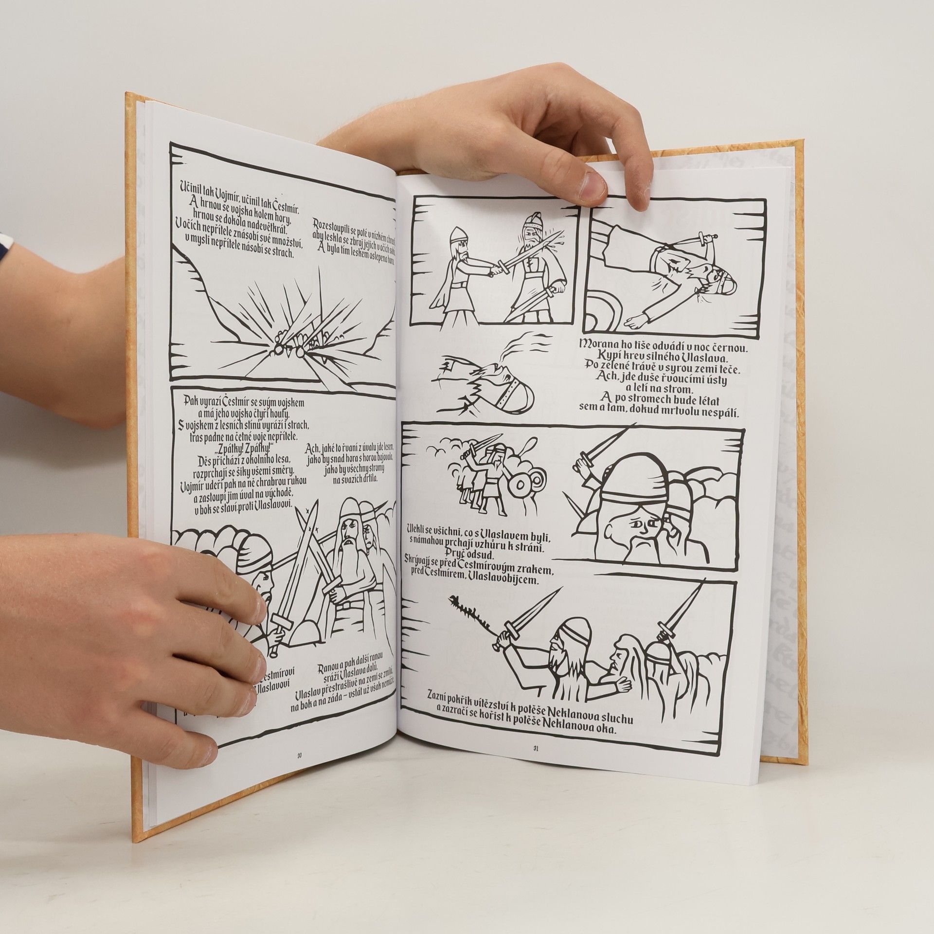 Filip Pýcha Rukopis královédvorský v komiksu