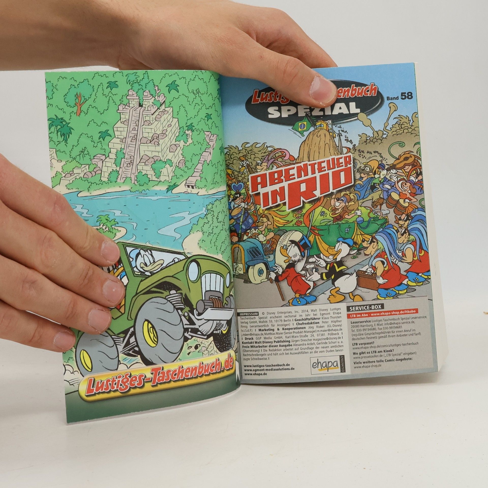 Walt Disney Lustiges Taschenbuch Spezial. Abenteuer in Rio