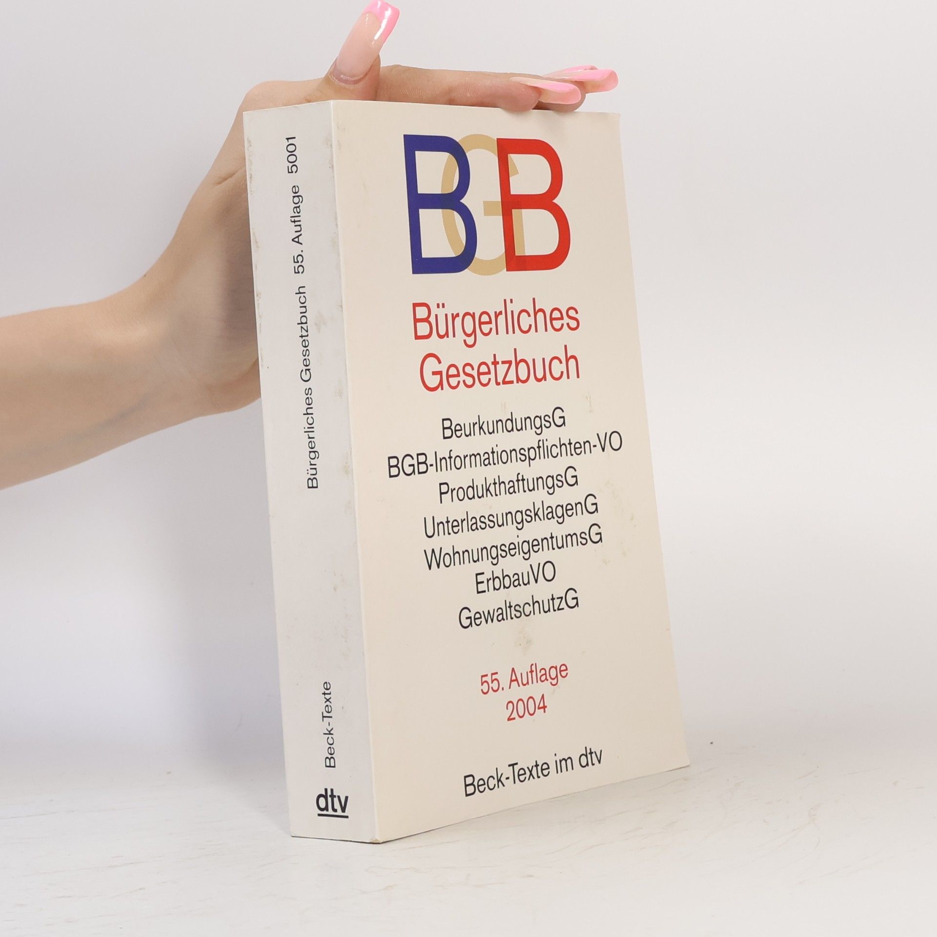 Various authors Bürgerliches Gesetzbuch 55/2004