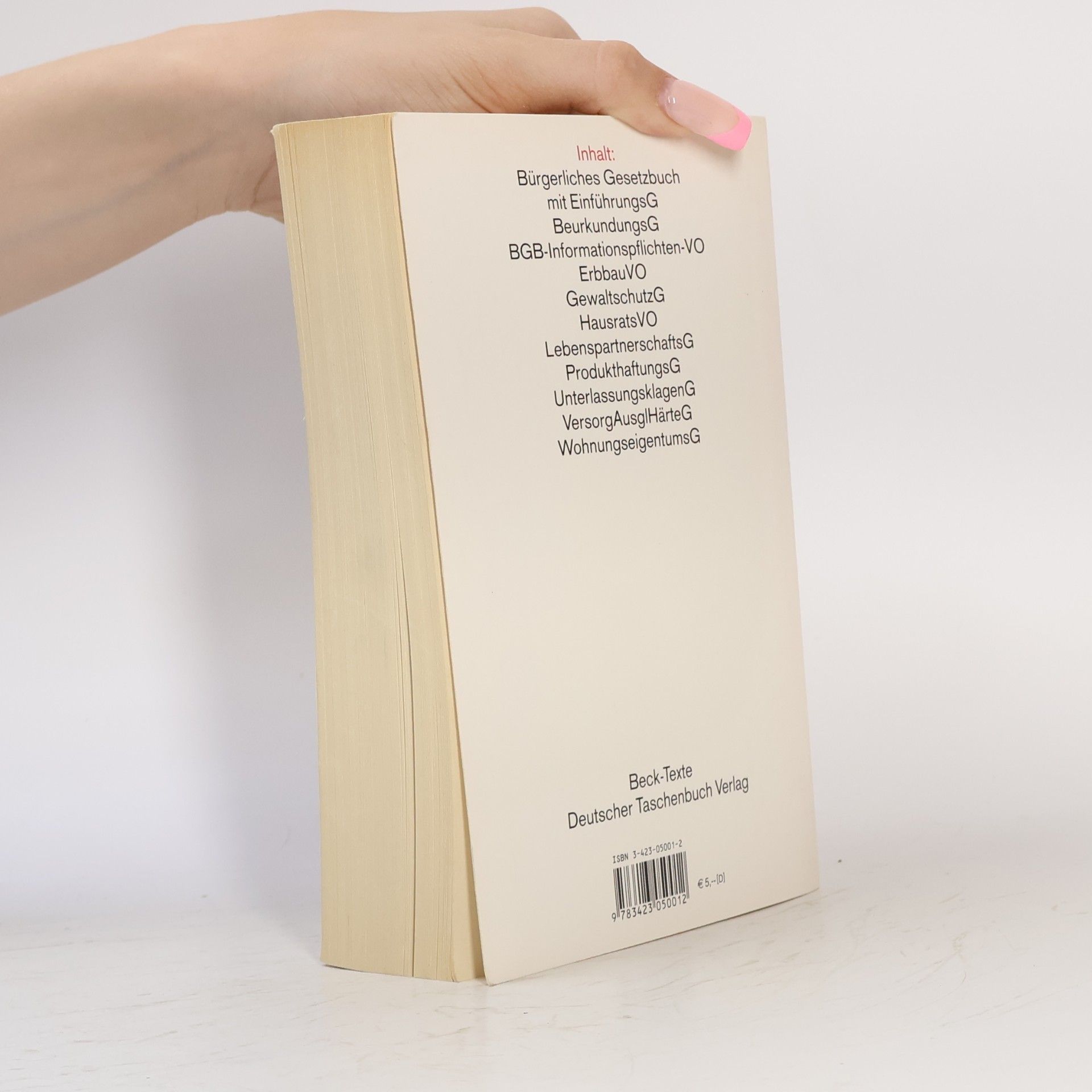 Various authors Bürgerliches Gesetzbuch 55/2004