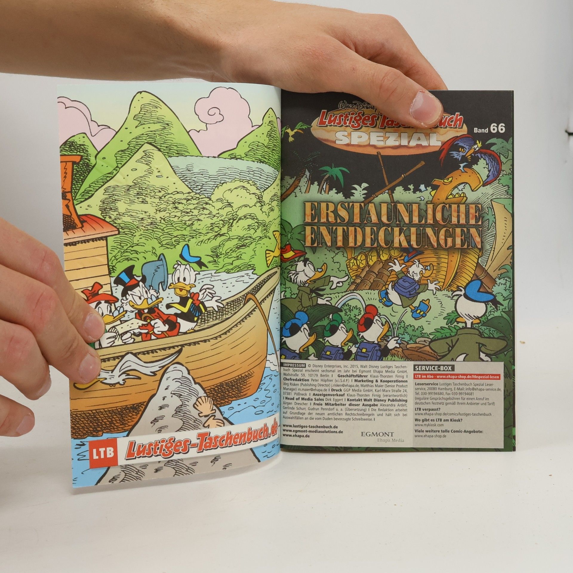 Walt Disney Lustiges Taschenbuch Spezial 66. Erstaunliche Entdeckungen