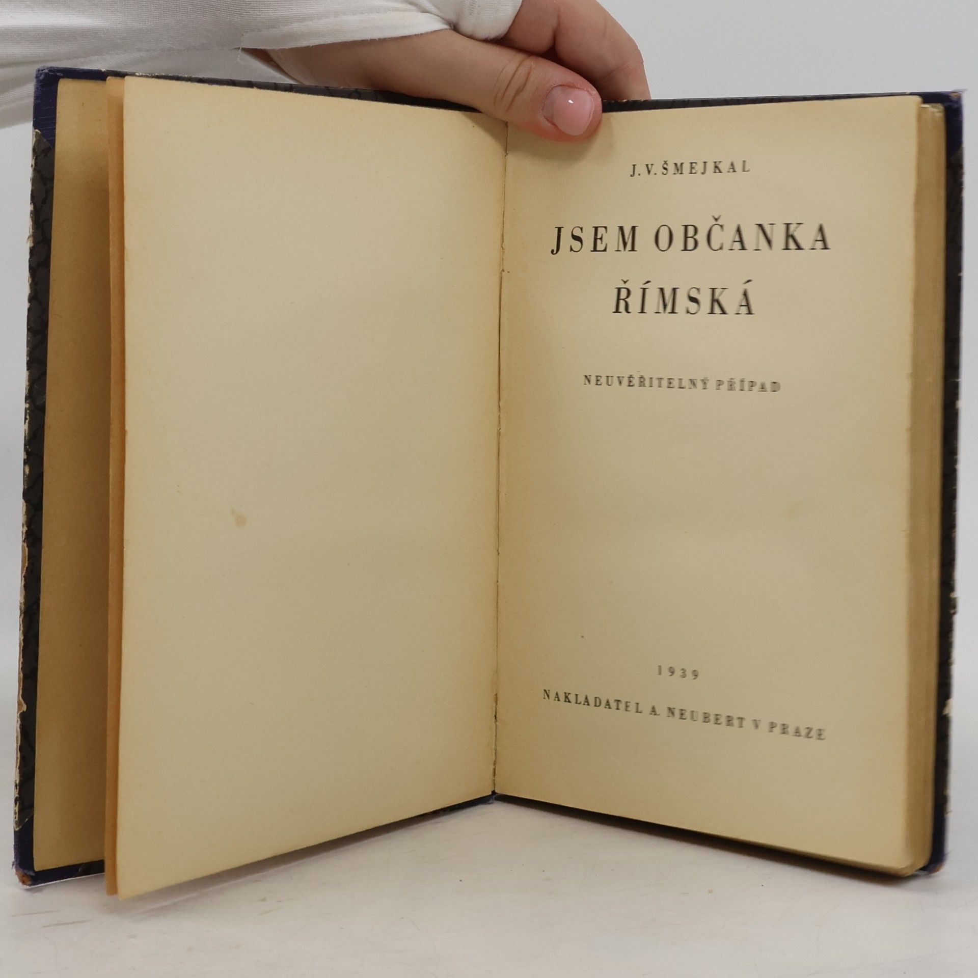 Jaromír Václav Šmejkal Jsem občanka římská