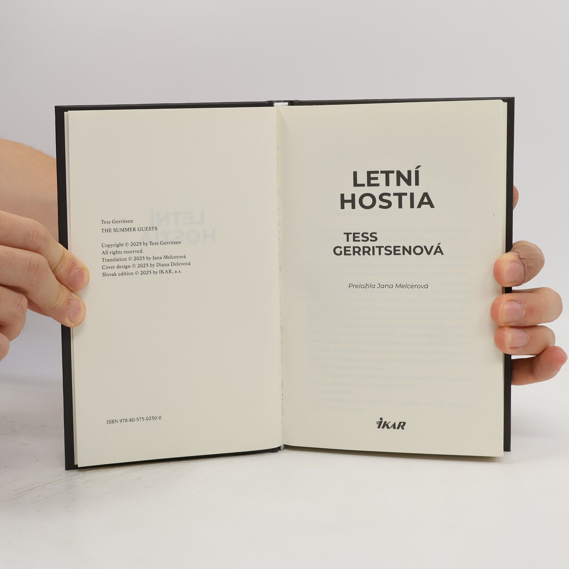Tess Gerritsen Letní hostia
