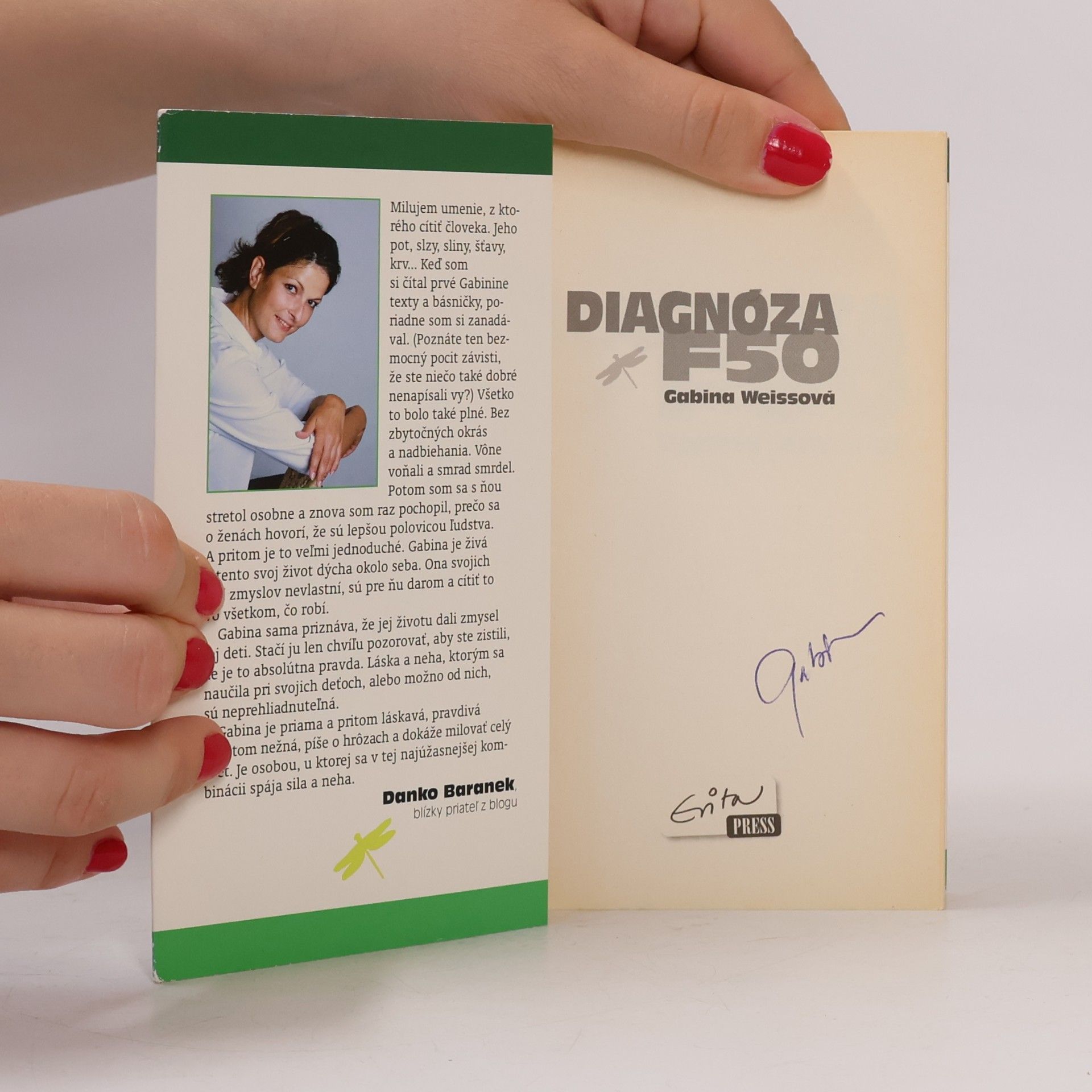 Gabina Weissová Diagnóza F50