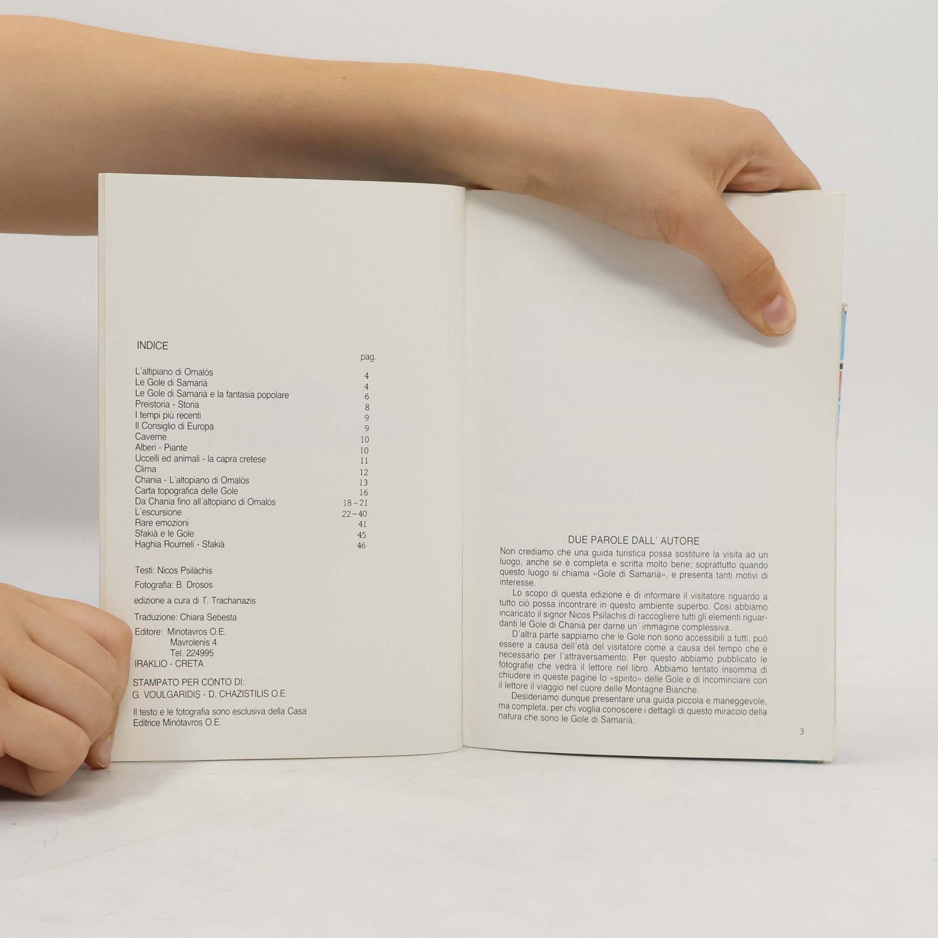 Autores varios Le Gole di Samaria
