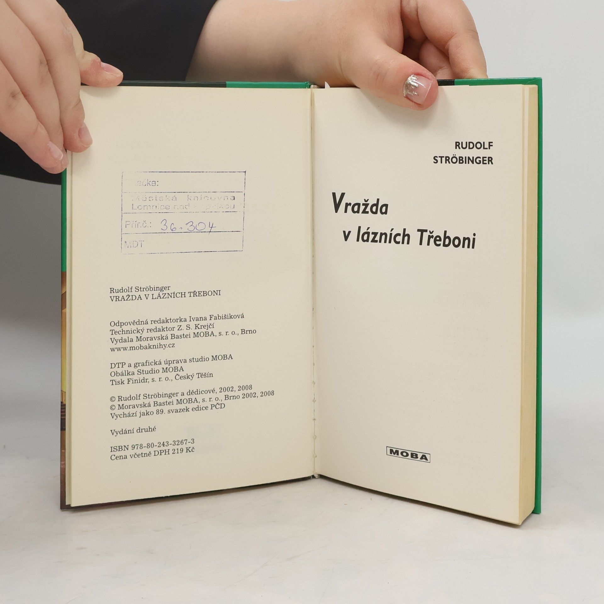 Rudolf Ströbinger Vražda v lázních Třeboni