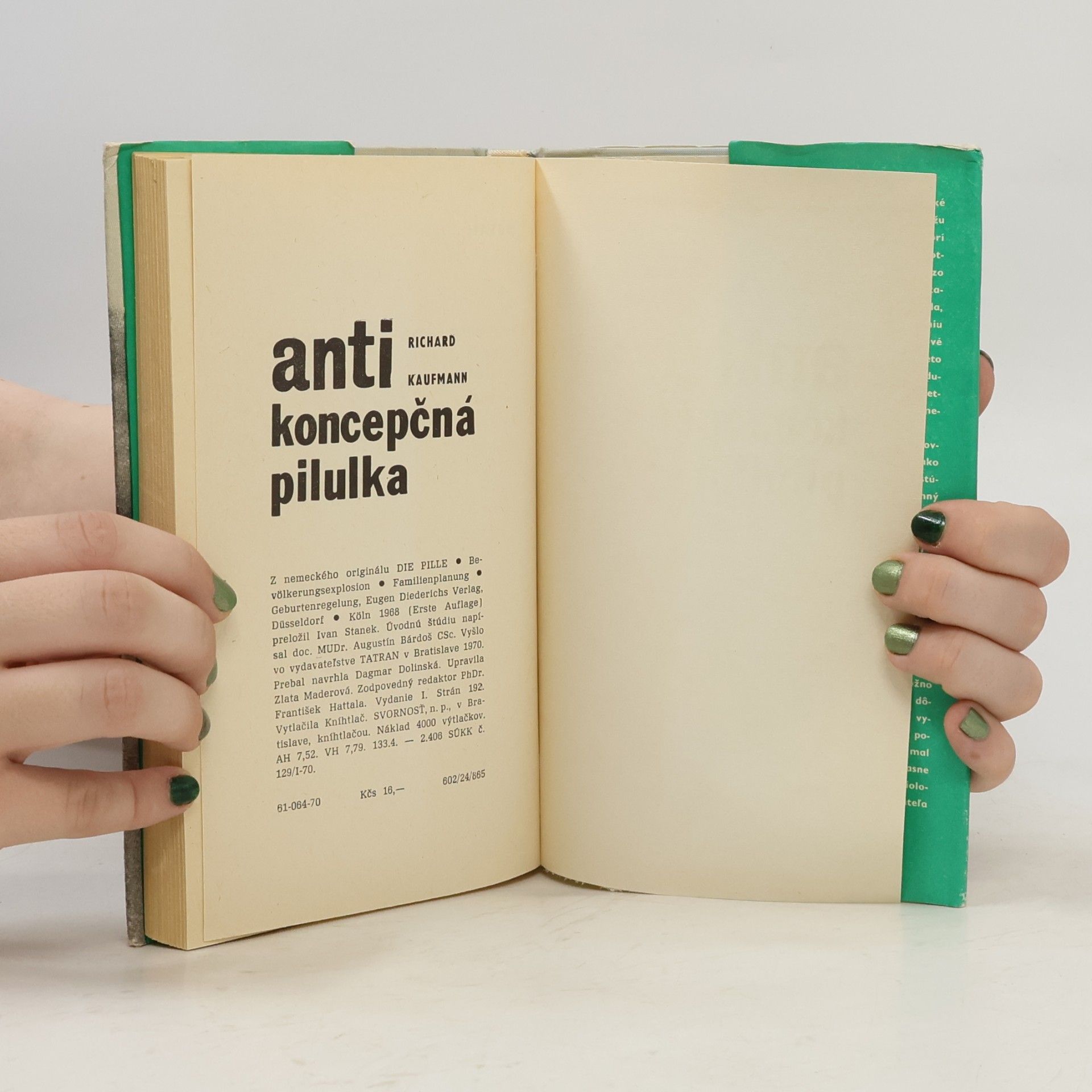 Richard Kaufmann Antikoncepčná pilulka