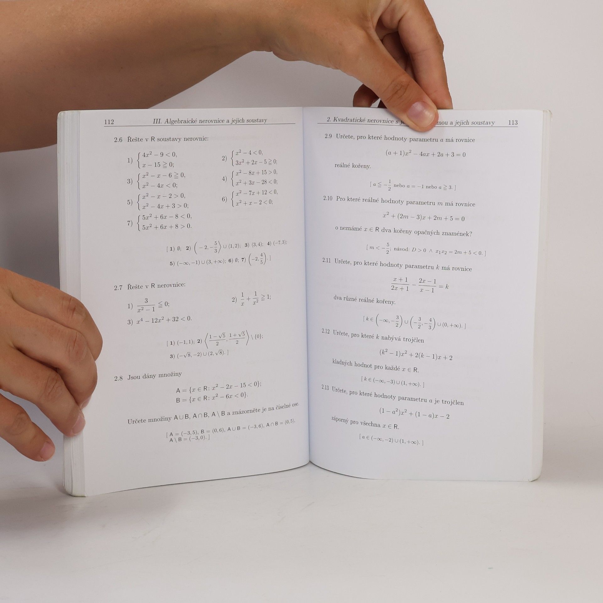 František Janeček Sbírka úloh z matematiky pro střední školy