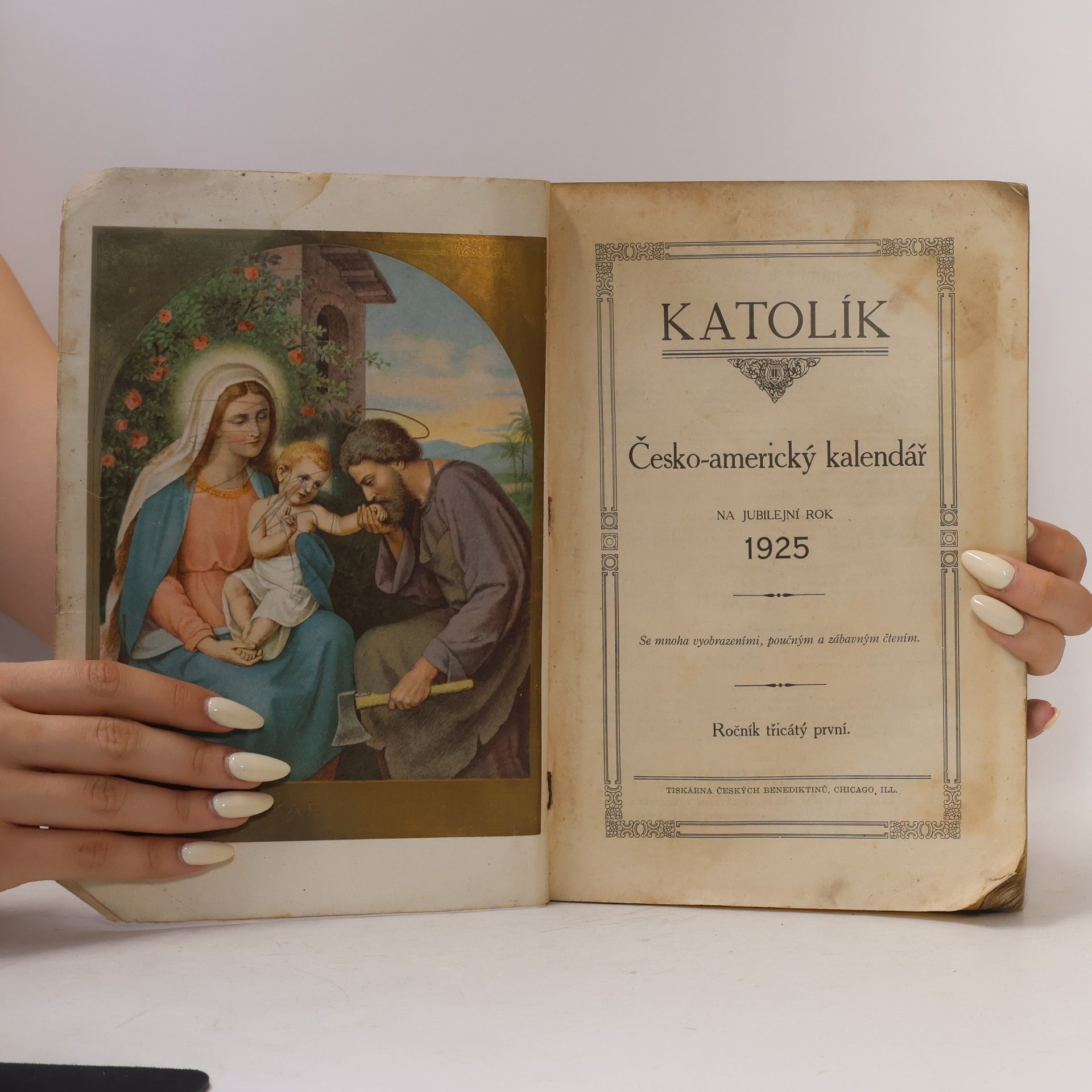 Kolektiv autorů Katolík. Česko.americký kalendář 1925
