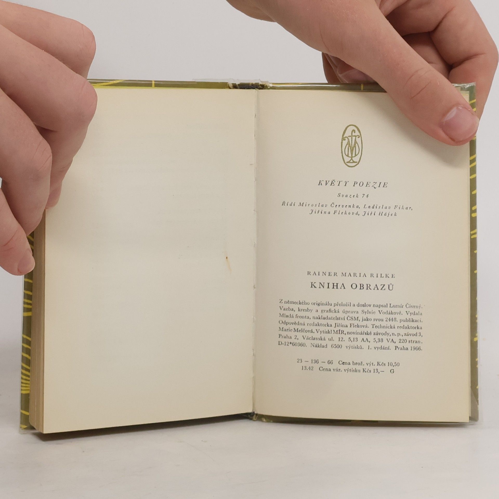 Rainer Maria Rilke Kniha obrazů