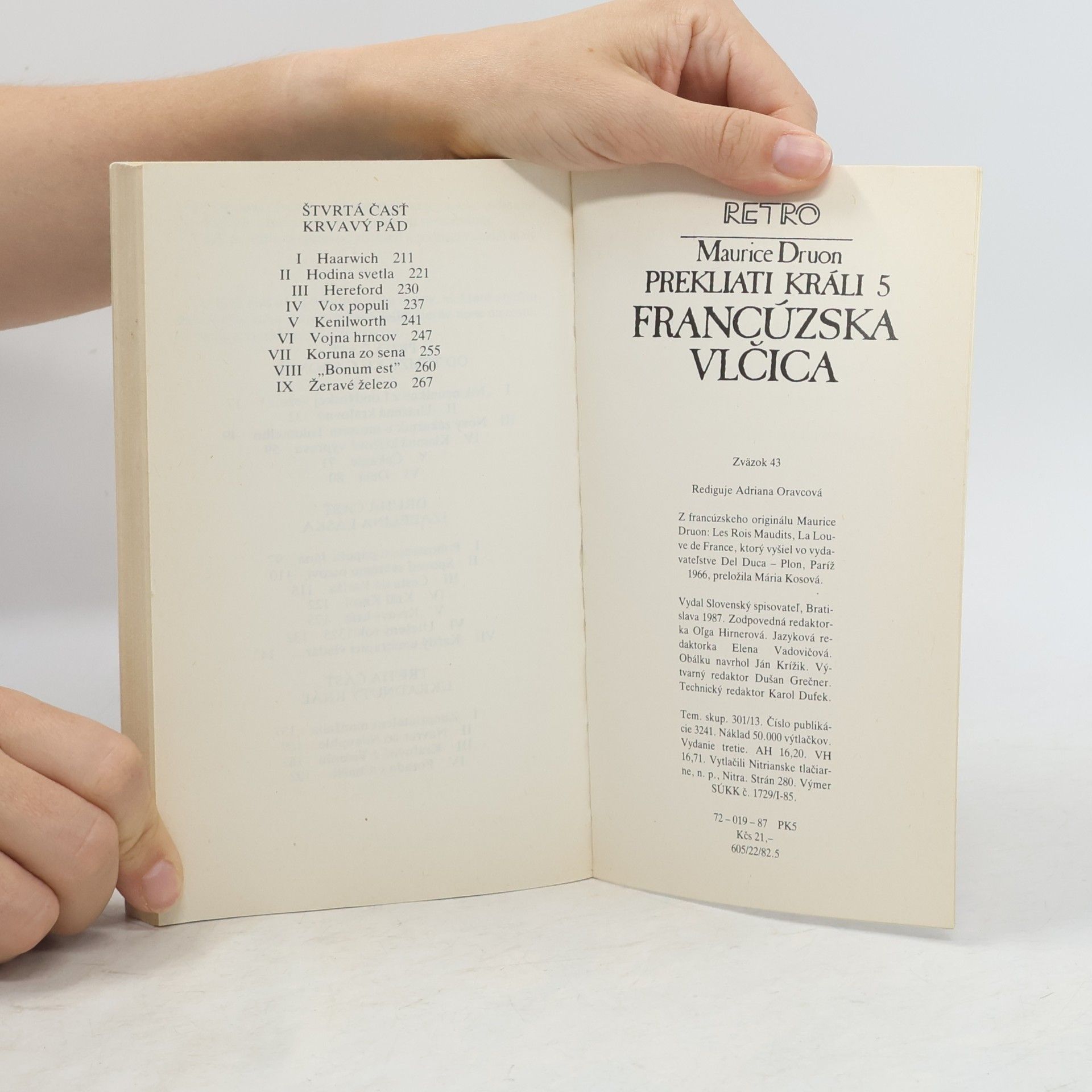 Maurice Druon Prekliati králi 5. Francúzska vlčica