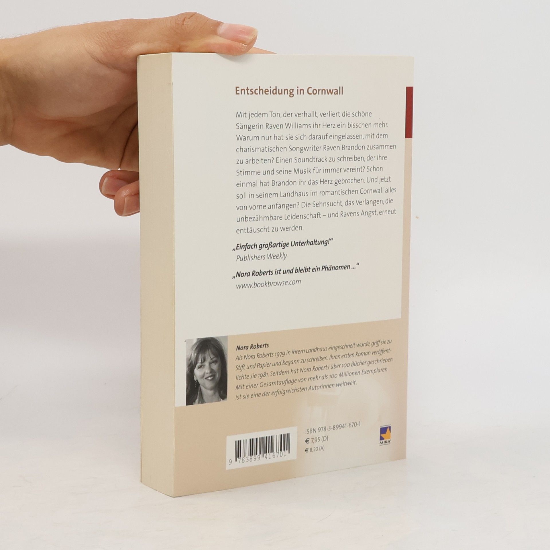 Nora Roberts Entscheidung in Cornwall