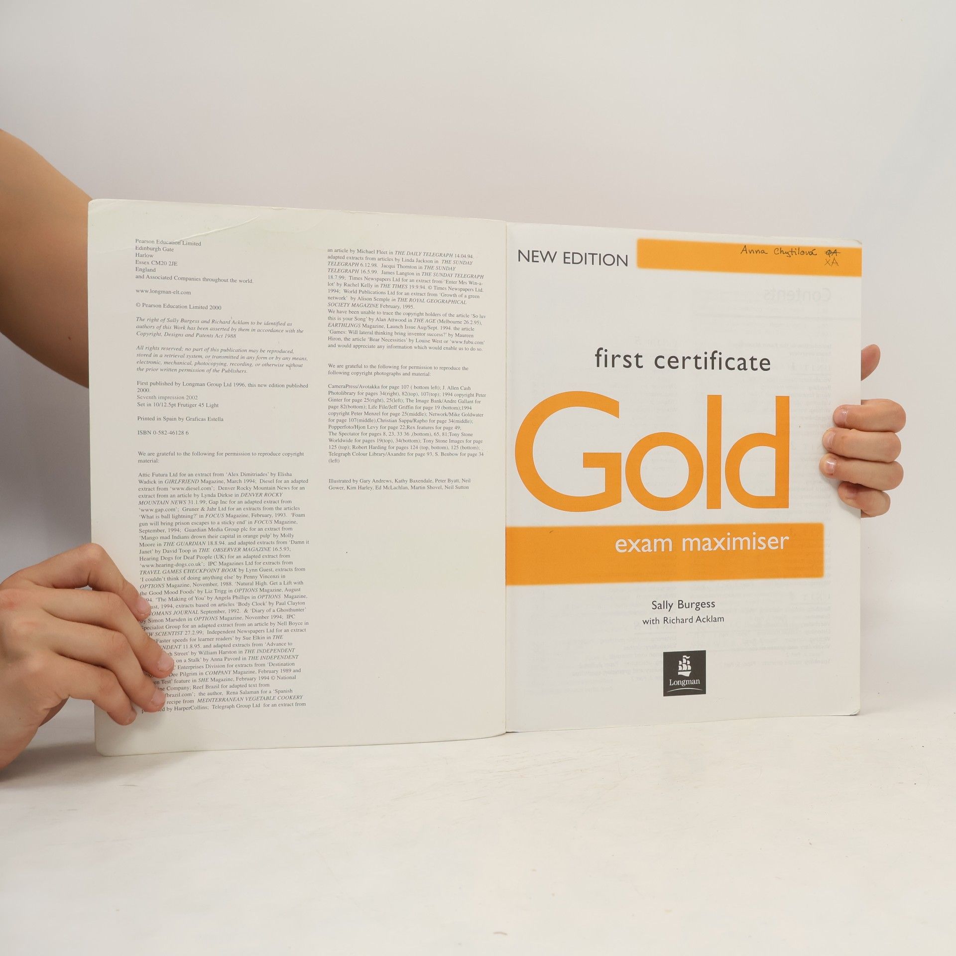 Richard Acklam First Certificate Gold : exam maximiser