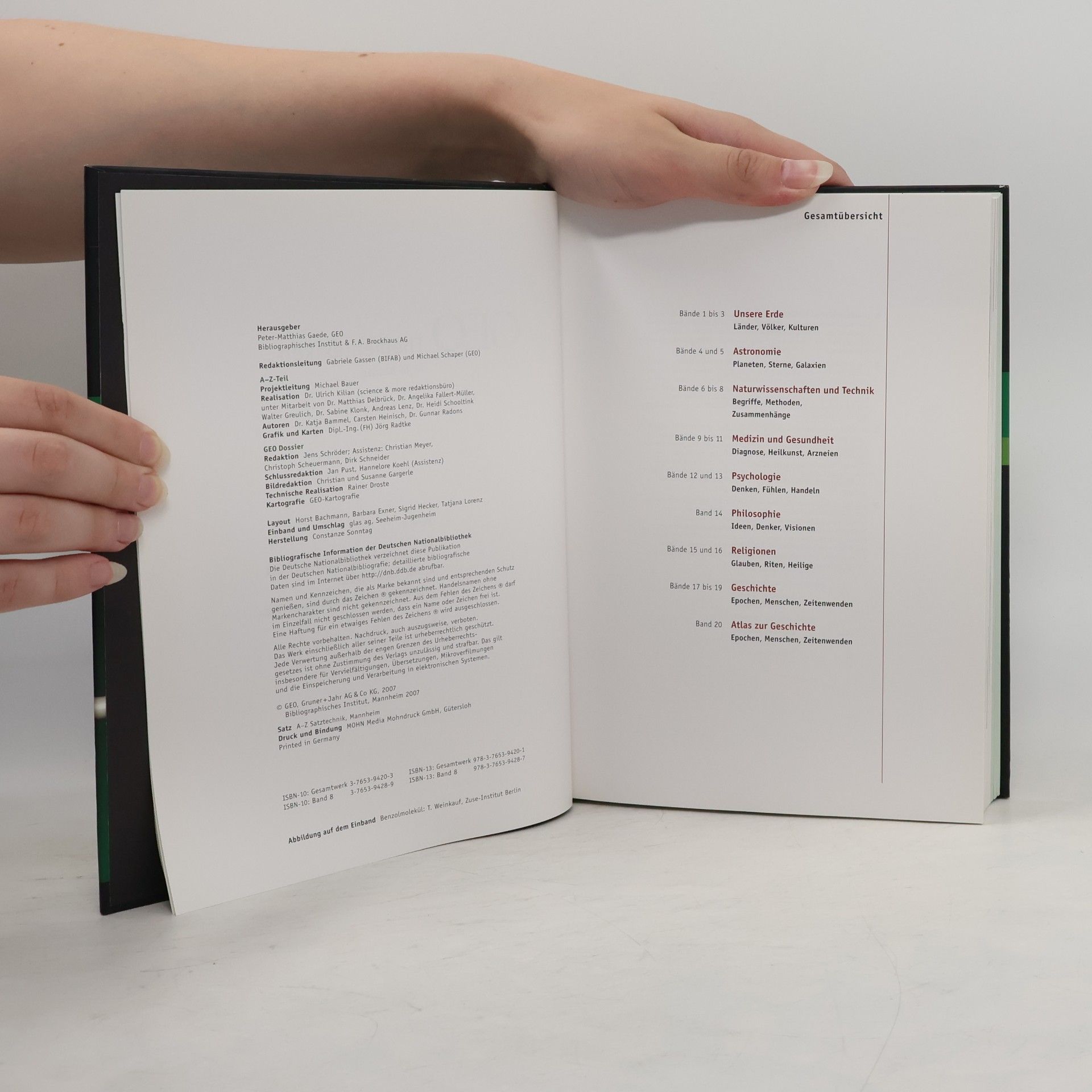 Autorenkollektiv GEO Themenlexikon 8. Naturwissenschaft und Technik