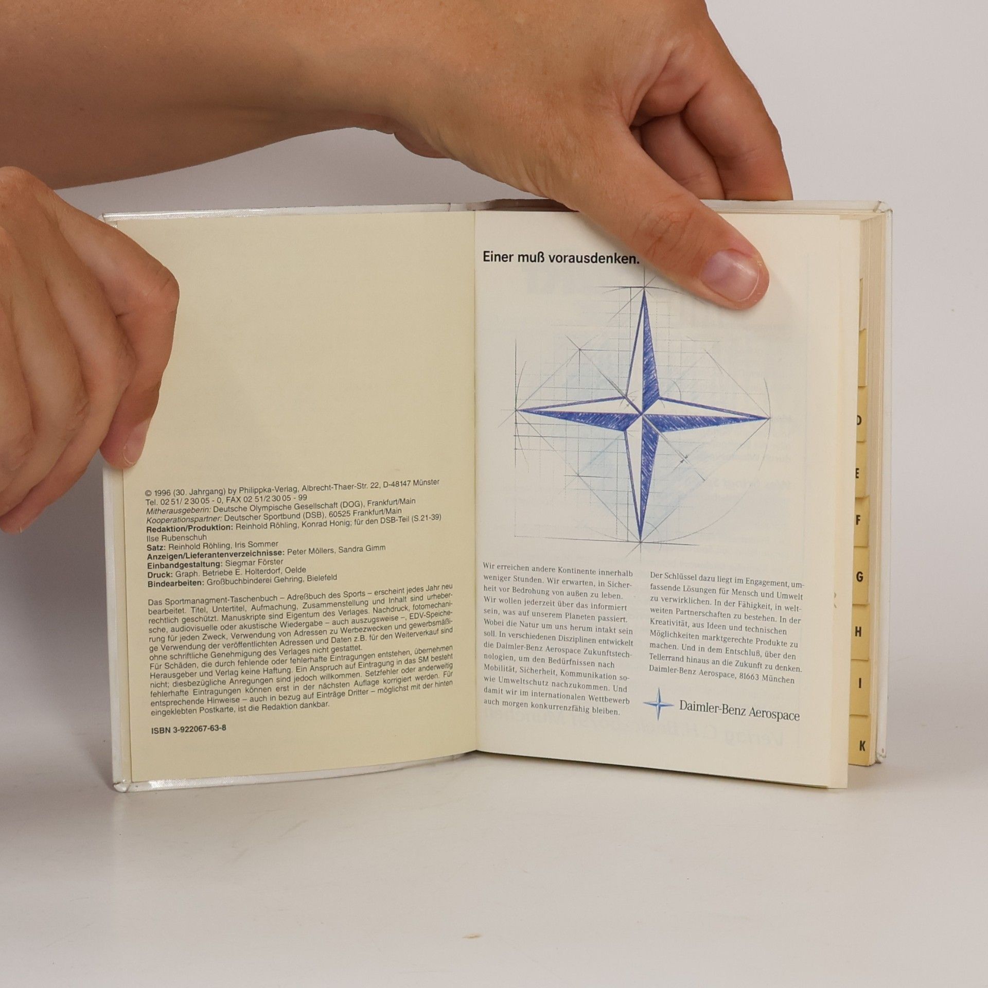 Sportmanagement 99. Das Adressbuch des Sports. In Kooperation mit dem DSB