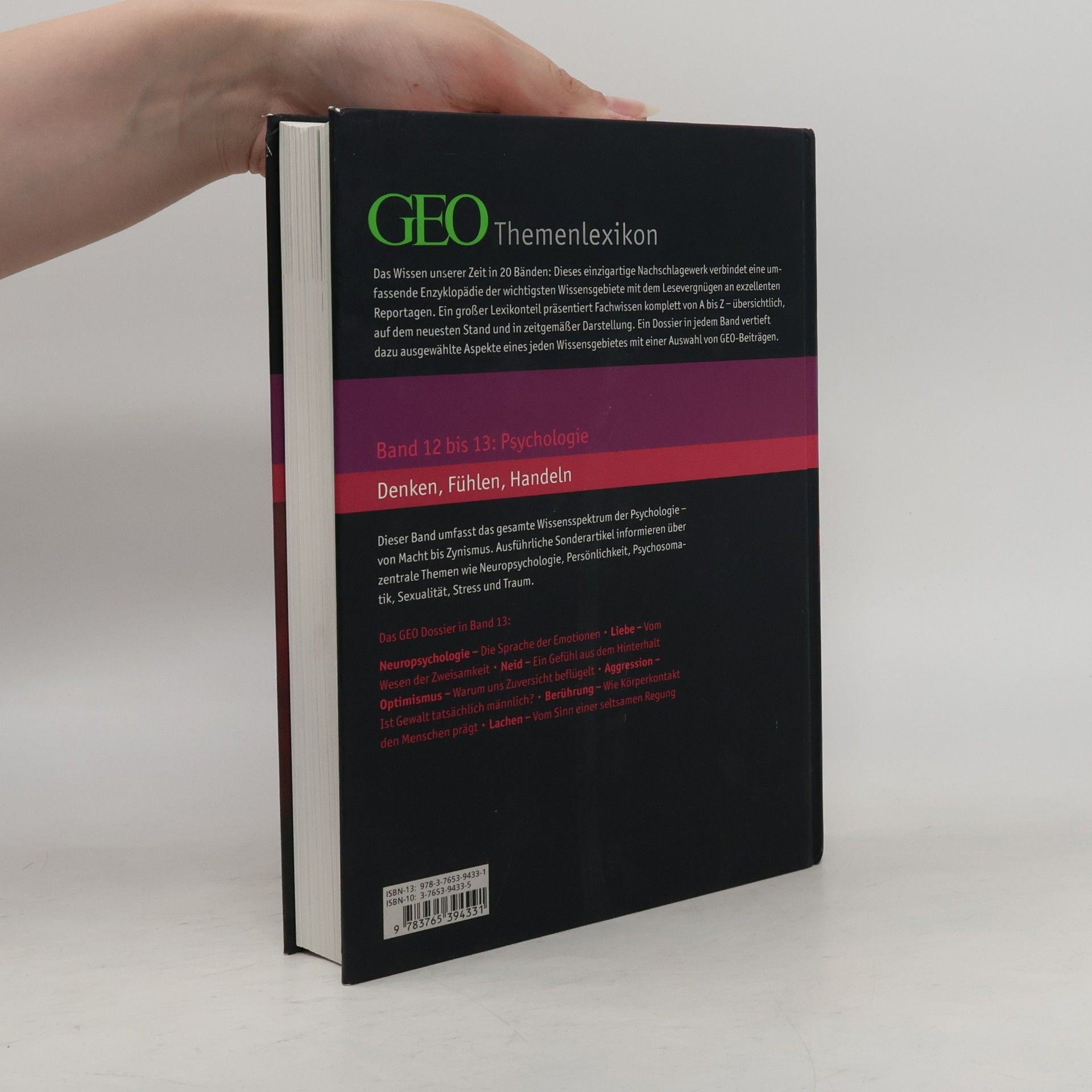 Kolektiv autorů GEO Themenlexikon Psychologie 13 M–Z. Denken, Fühlen, Handeln