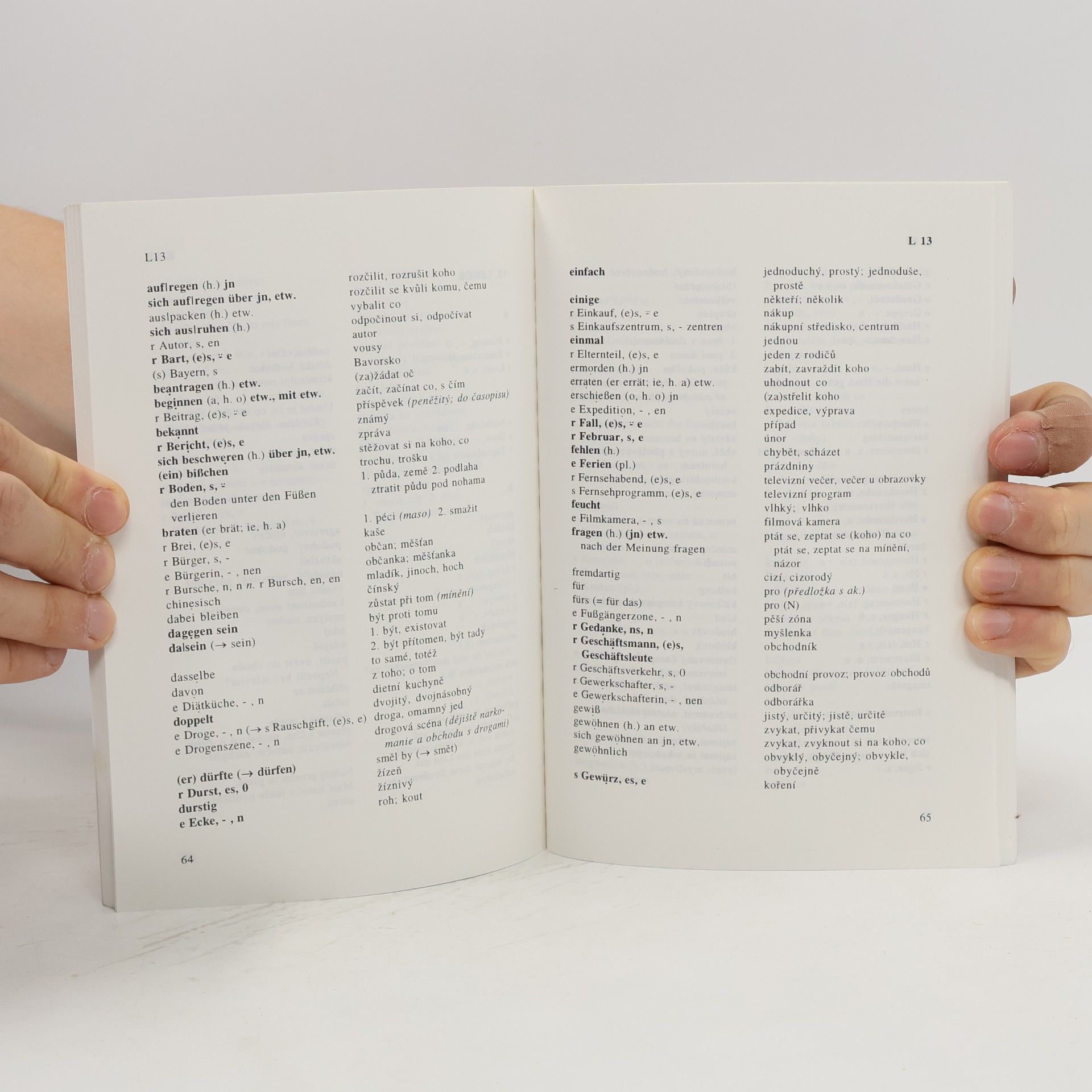 Eliška Jágrová Themen 1 : Lehrwerk für Deutsch als Fremdsprache. Glossar Deutsch-Tschechisch