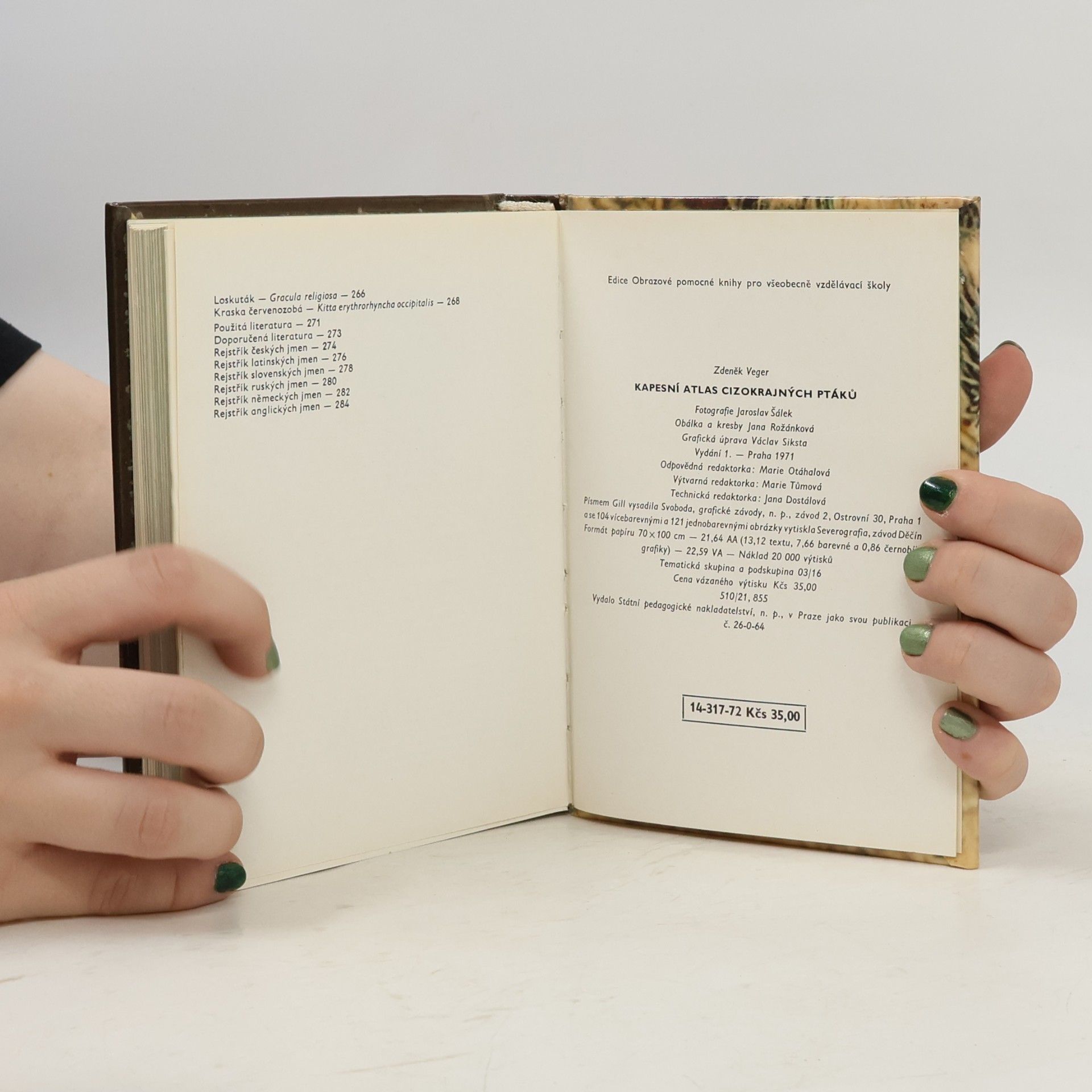 Zdeněk Veger Kapesní atlas cizokrajných ptáků