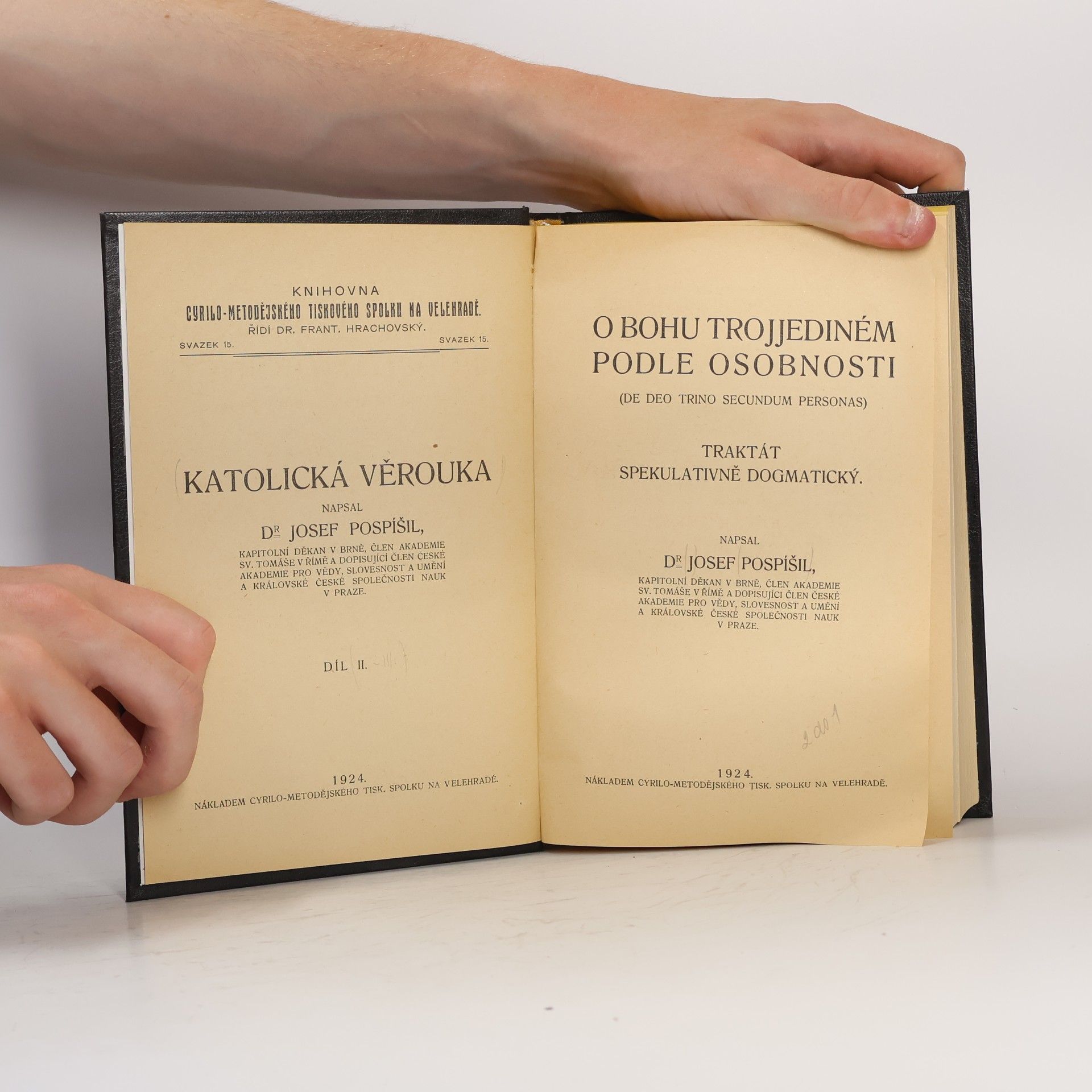 Josef Pospíšil Soustavná katolická II-III.