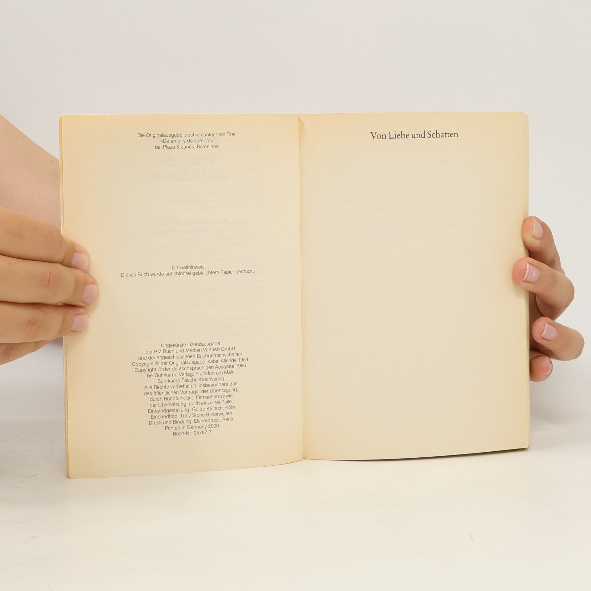 Isabel Allende Von Liebe und Schatten