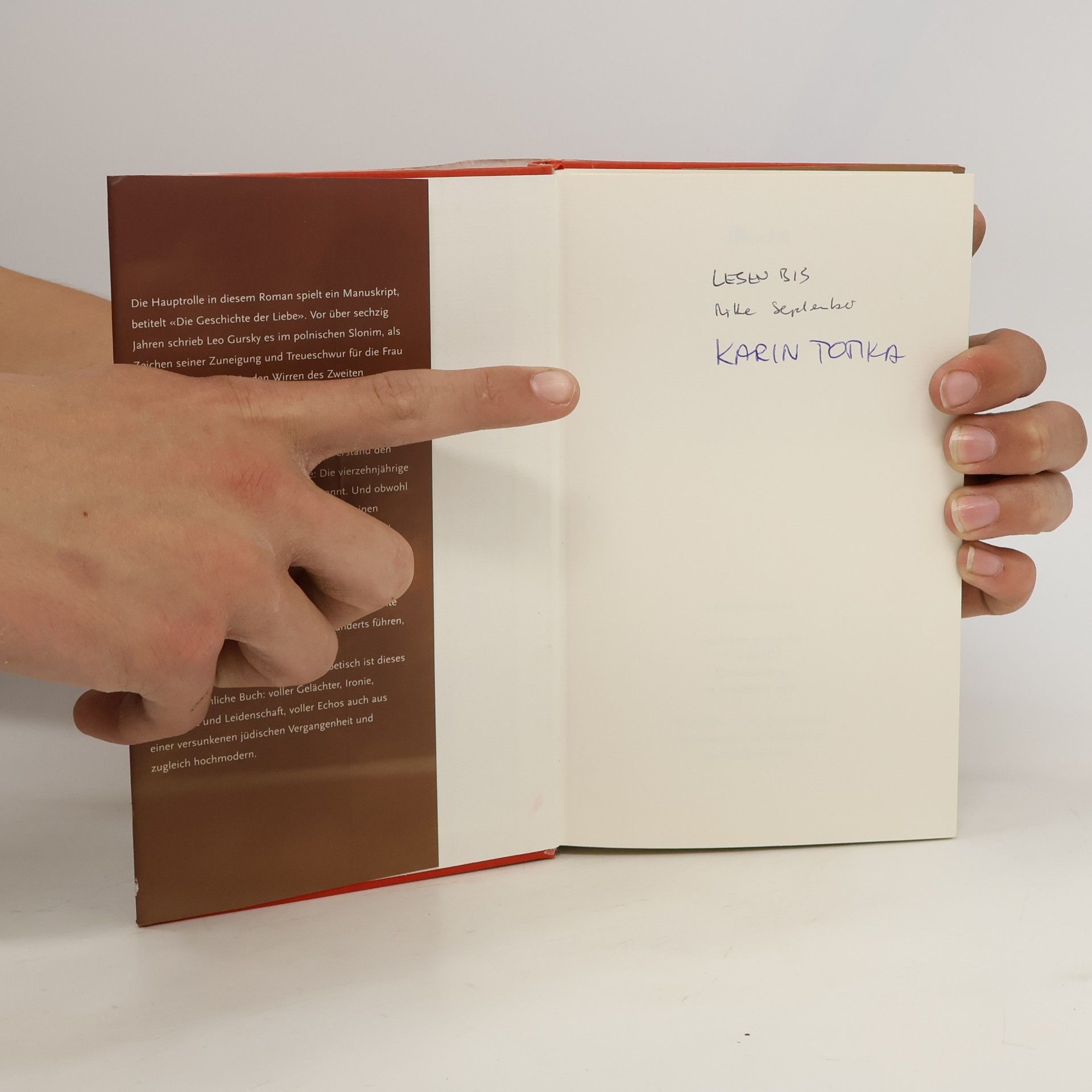 Nicole Krauss Die Geschichte der Liebe