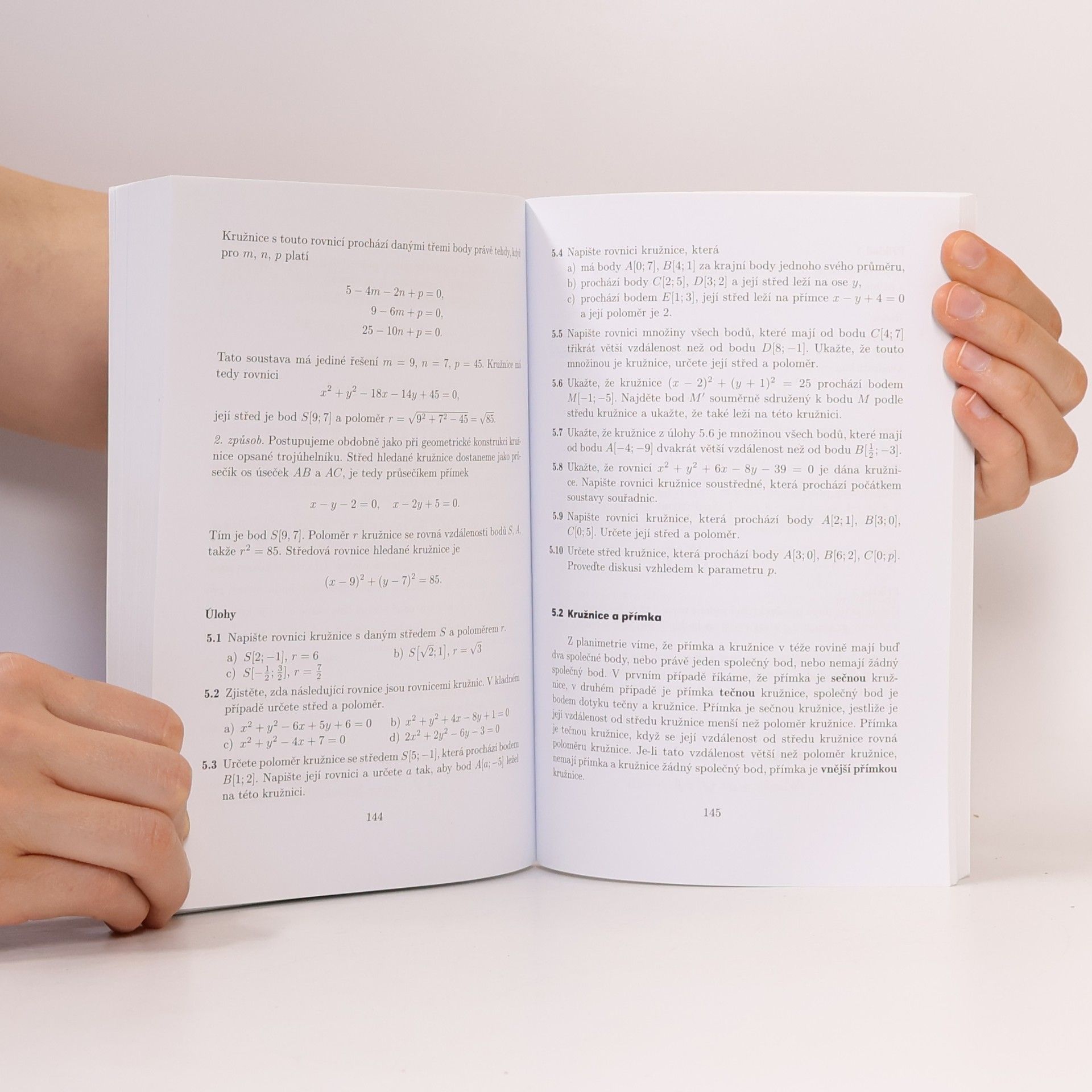 Leo Boček Matematika pro gymnázia. Analytická geometrie
