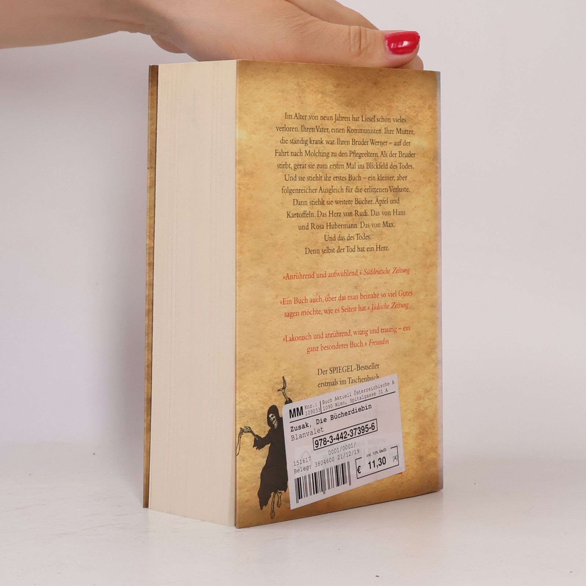 Markus Zusak Die Bücherdiebin: Roman