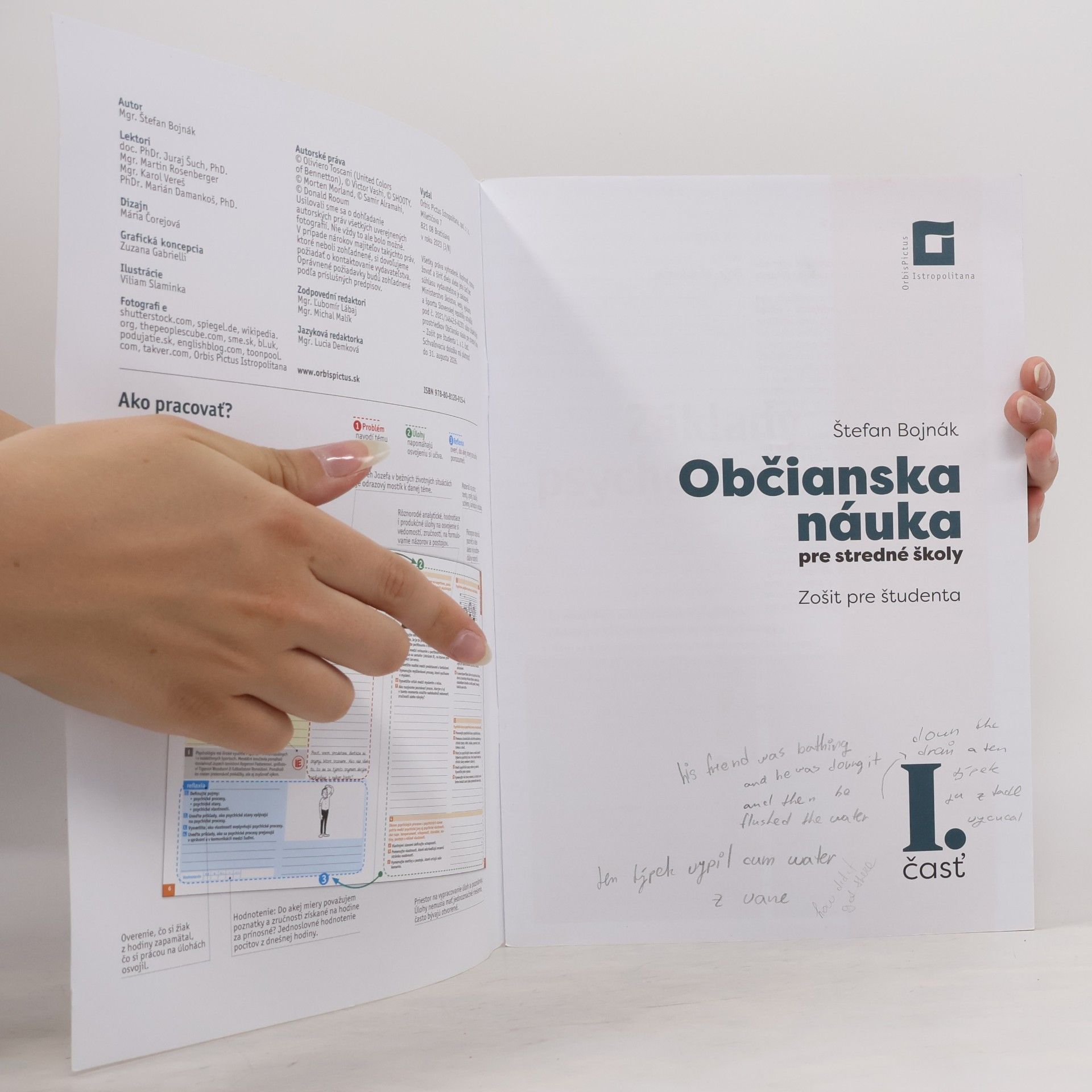 Štefan Bojnák Občianska náuka pre stredné školy. Zošit pre študenta I