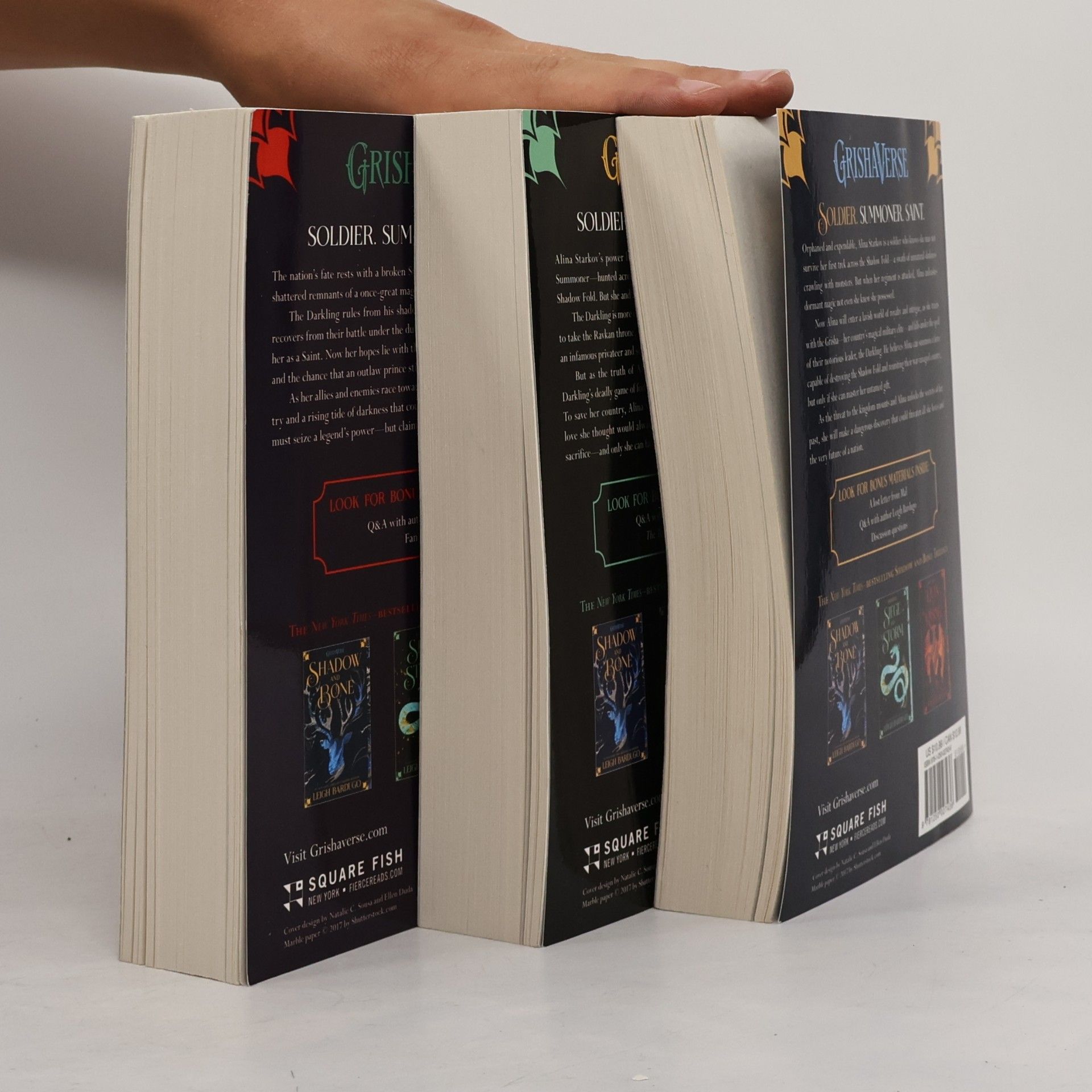 Leigh Bardugo Shadow and Bone Trilogy