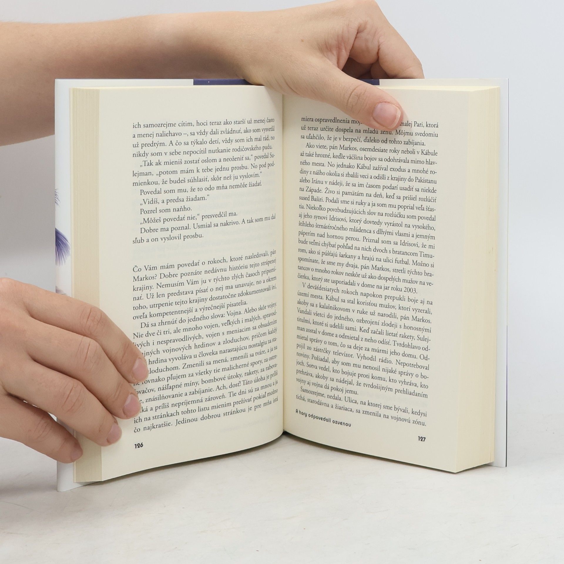 Khaled Hosseini A hory odpovedali ozvenou