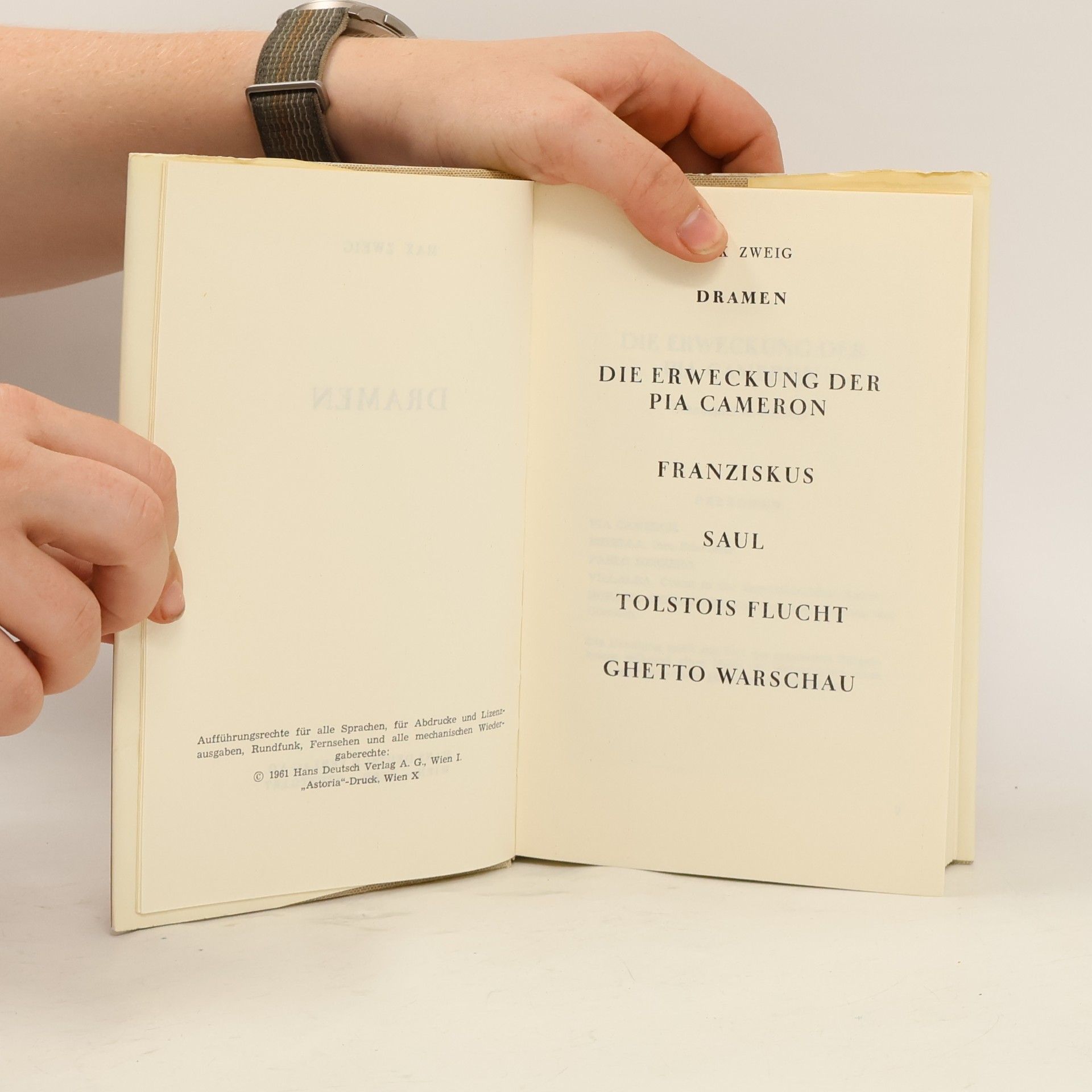 Max Zweig Dramen
