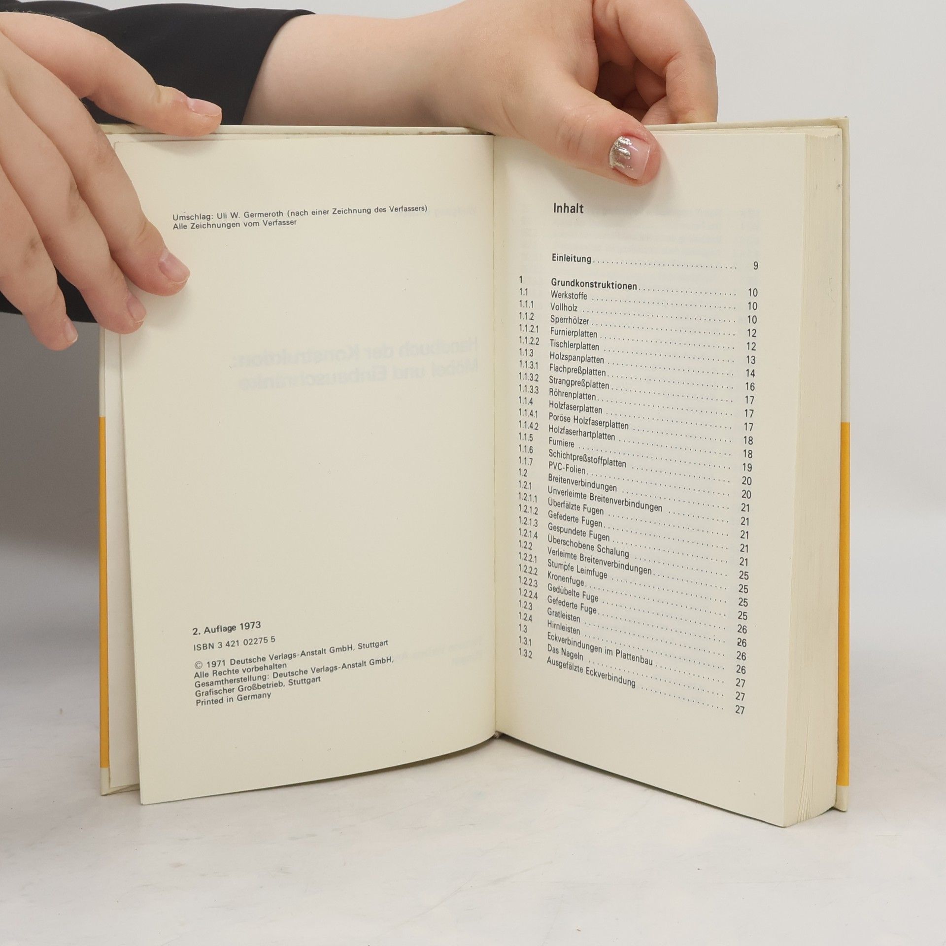 Wolfgang Nutsch Handbuch der Konstruktion